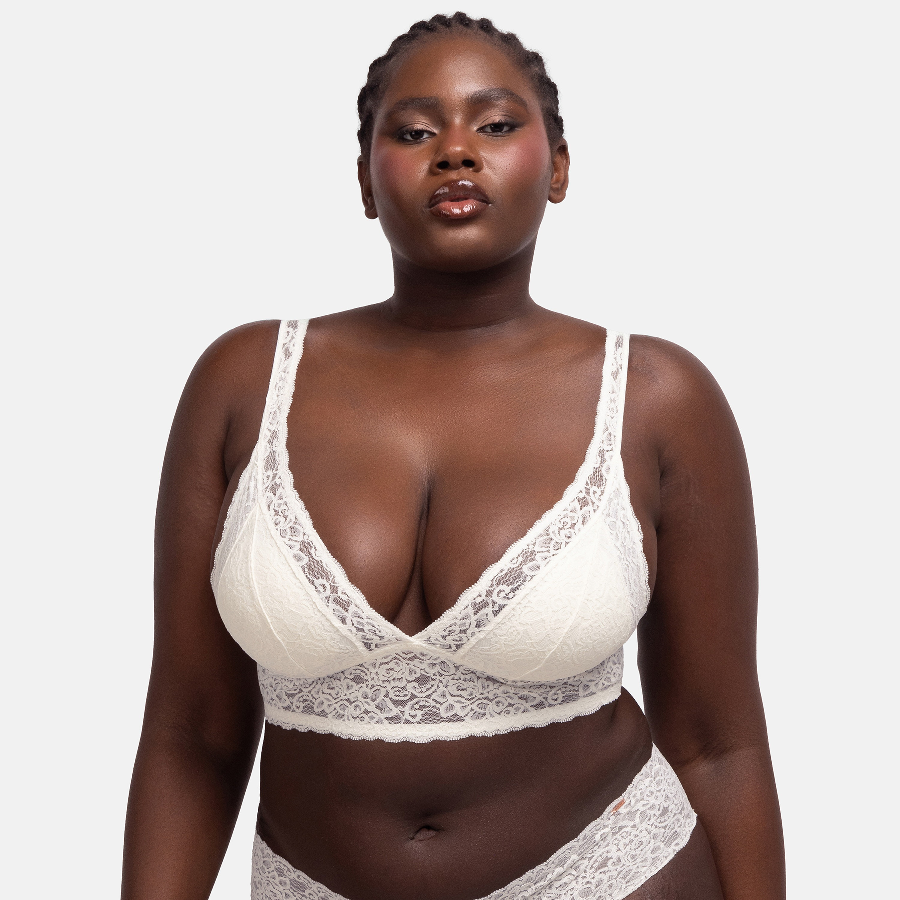 Dorina Pack of 2 Multicolour Lace Light Padded Non-Wired Bralette-women-clothing-lingerie-bras-image-3