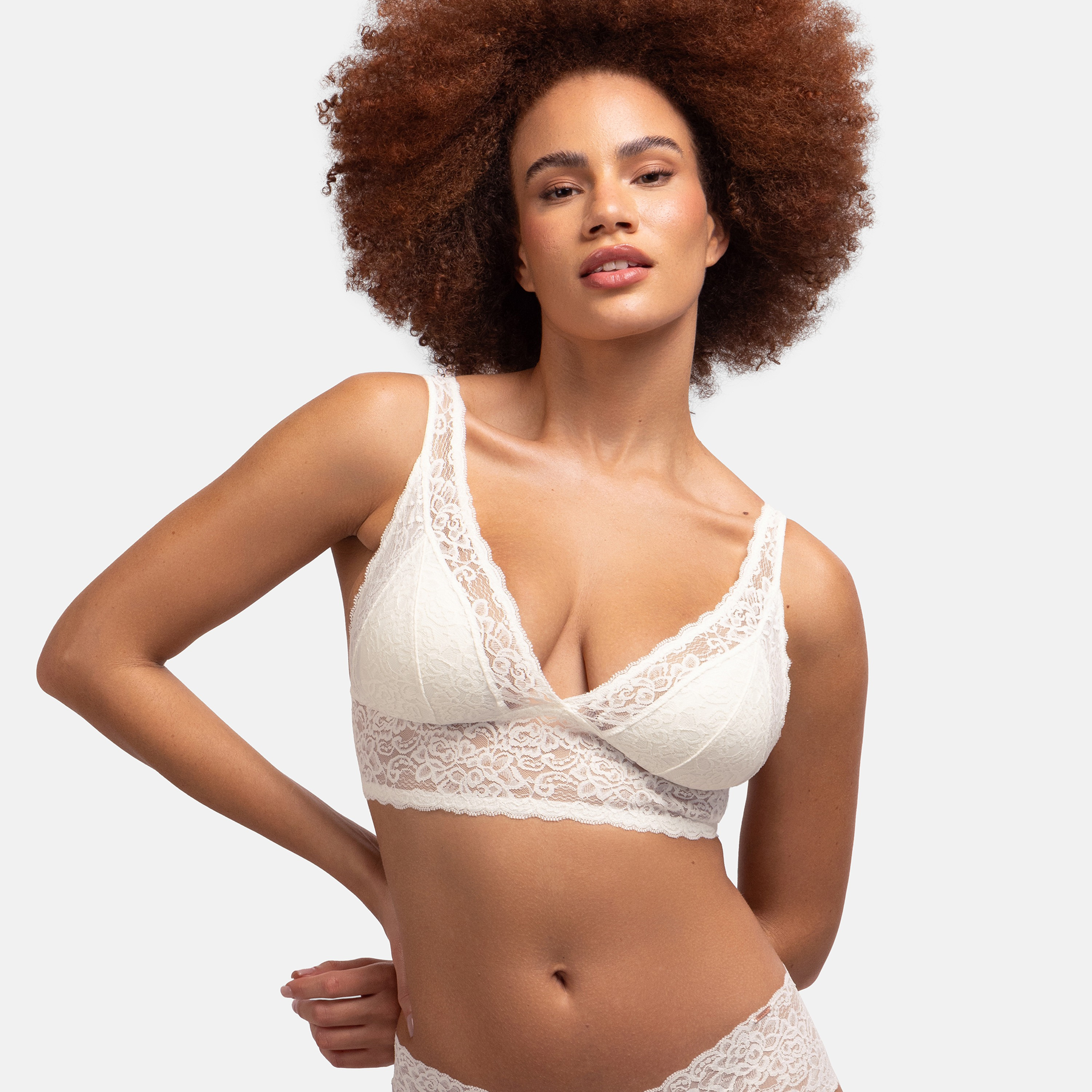 Dorina Pack of 2 Multicolour Lace Light Padded Non-Wired Bralette-women-clothing-lingerie-bras-image-2