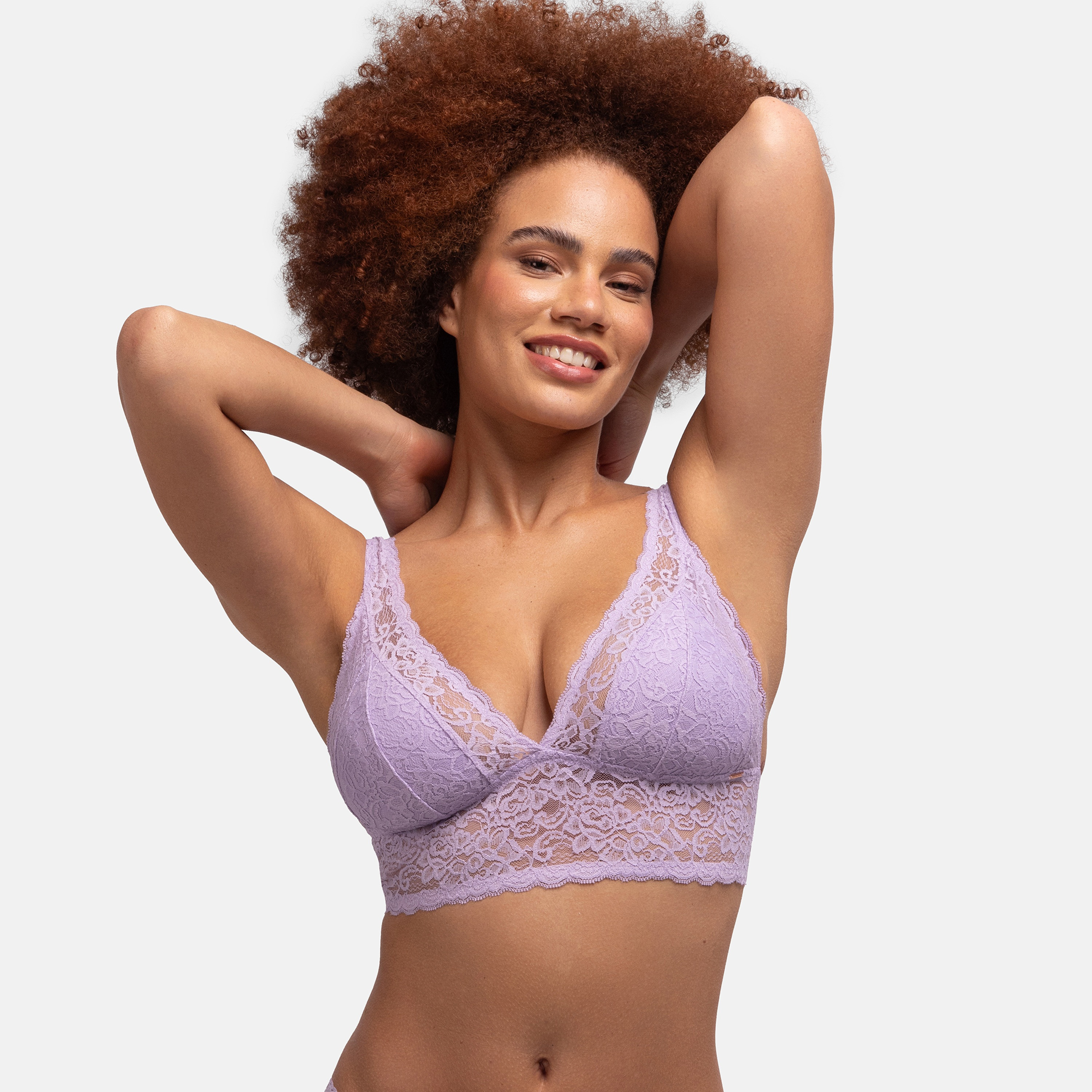 Dorina Pack of 2 Multicolour Lace Light Padded Non-Wired Bralette-women-clothing-lingerie-bras-image-3