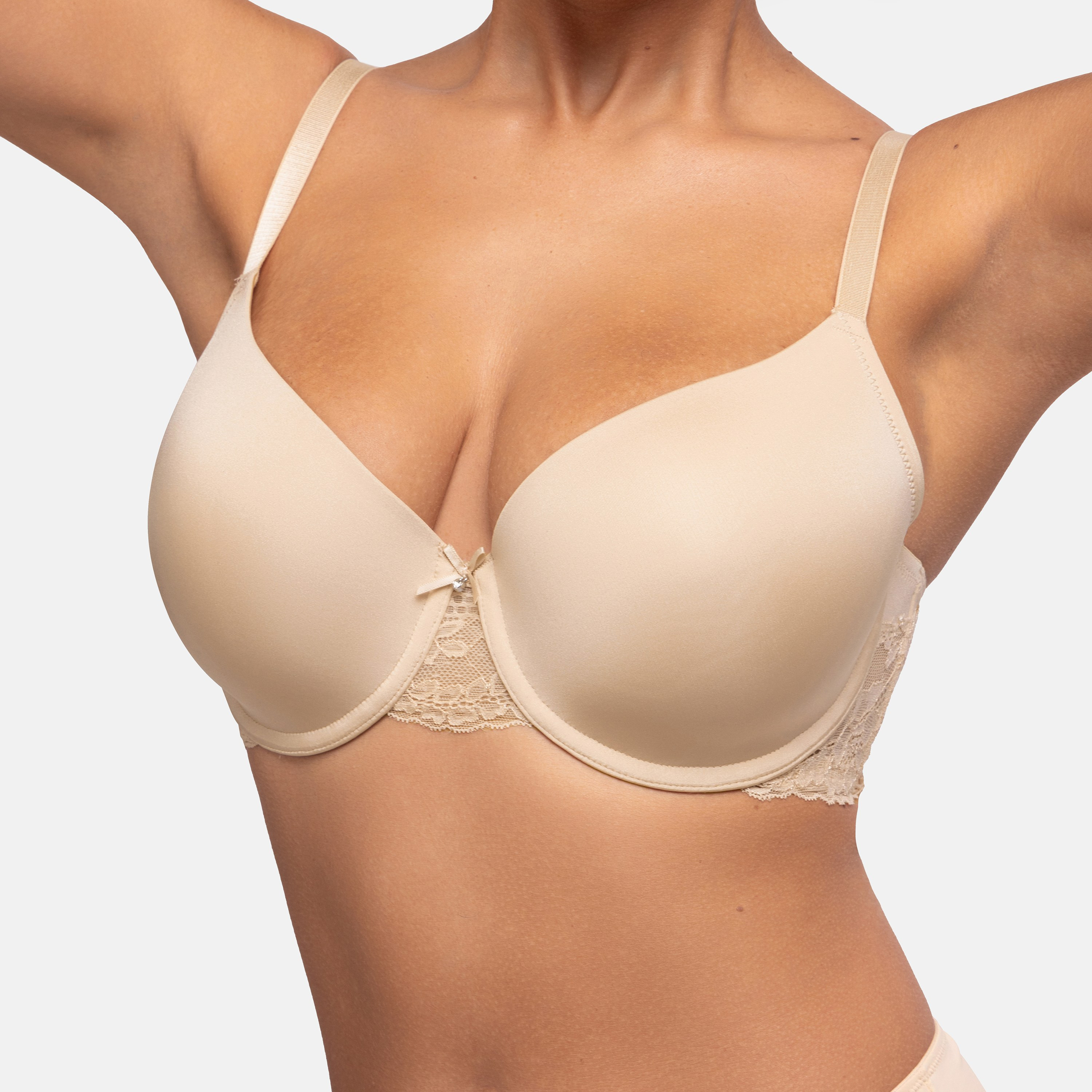 Dorina Medium Support Wired Demi Lightly Padded Women's Bra-women-clothing-lingerie-bras-image-1