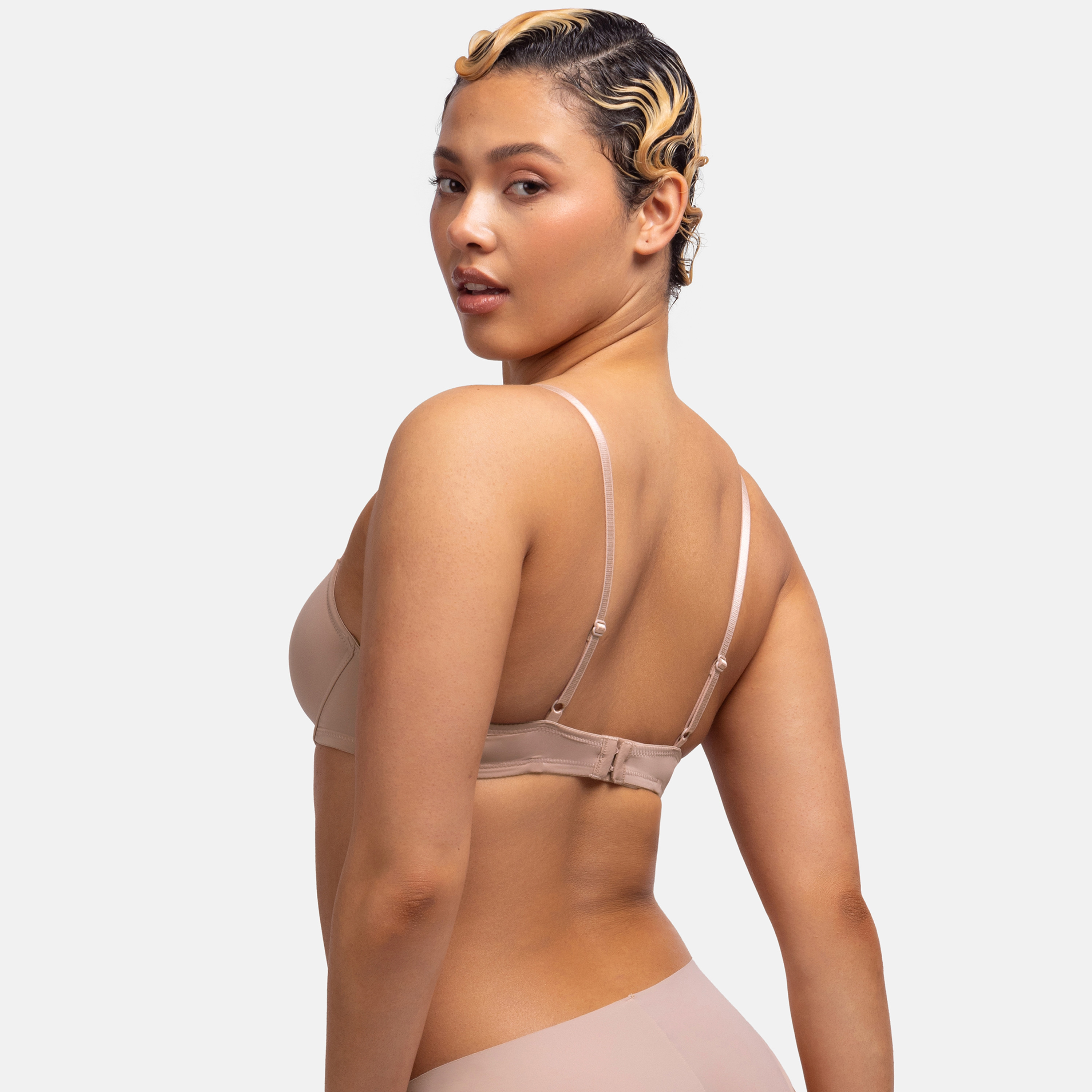 Dorina Pack of 2 Multicolour Plain Light Padded Wired Demi Bra-women-clothing-lingerie-bras-image-9