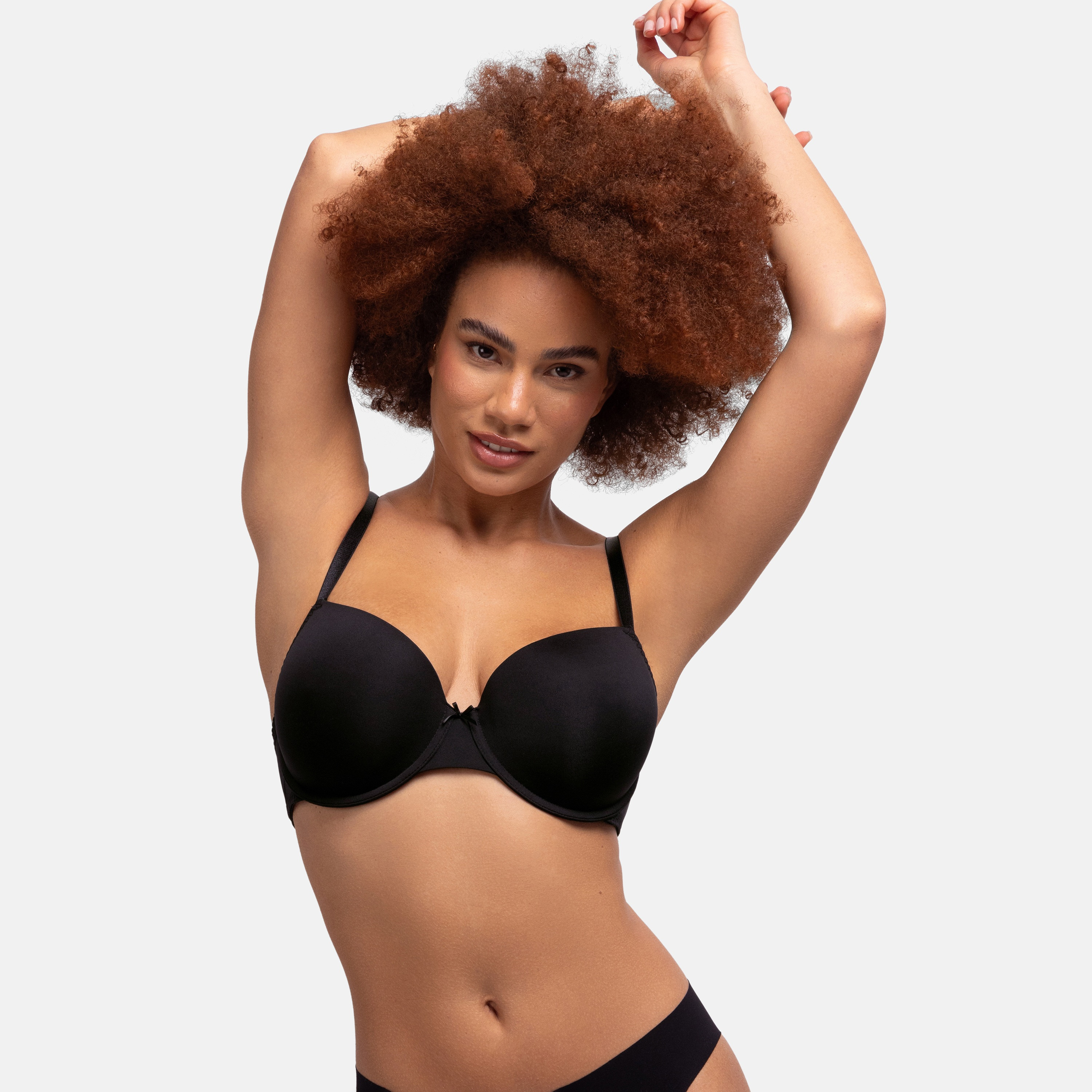 Dorina Pack of 2 Multicolour Plain Light Padded Wired Demi Bra-women-clothing-lingerie-bras-image-2