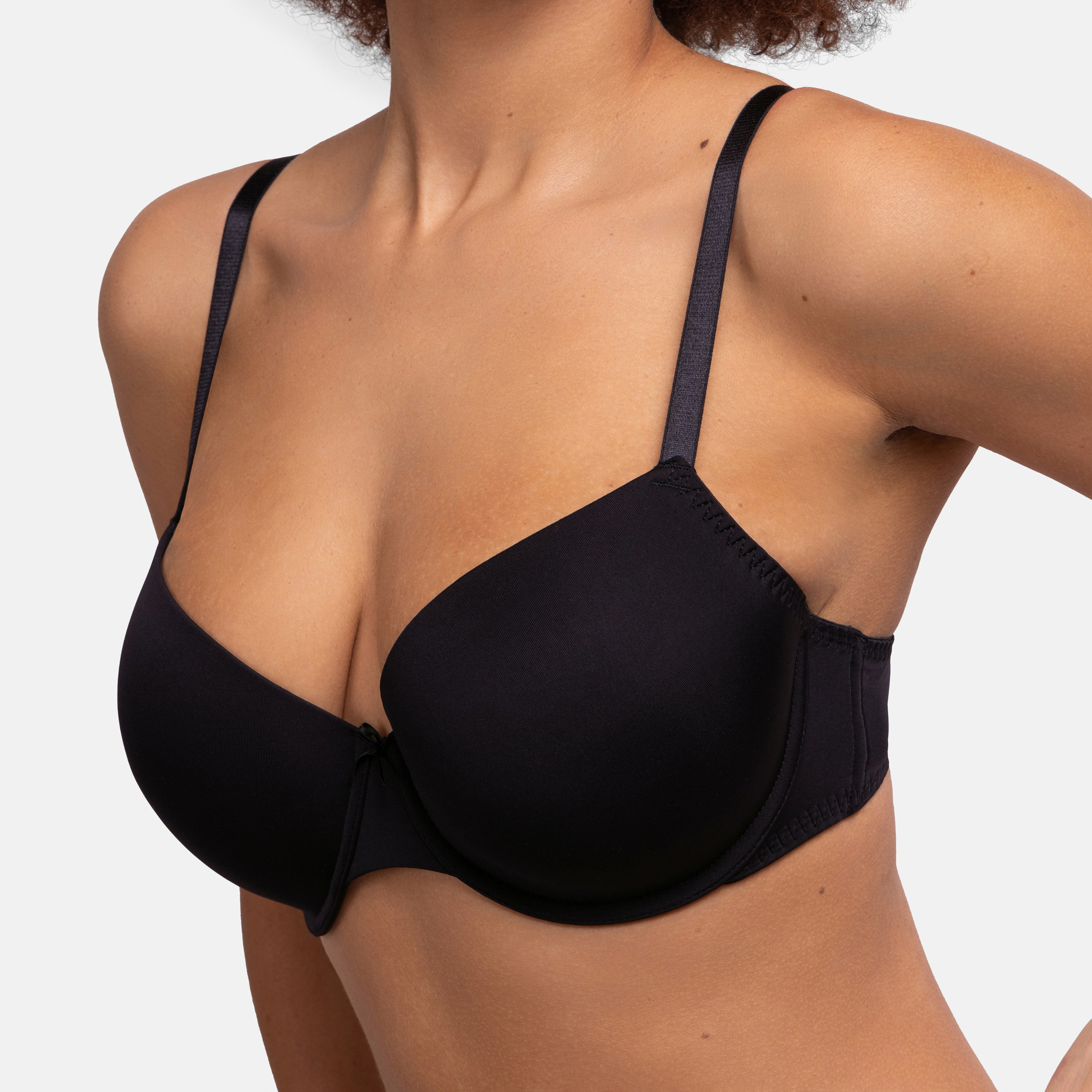 Dorina Pack of 2 Multicolour Plain Light Padded Wired Demi Bra-women-clothing-lingerie-bras-image-4