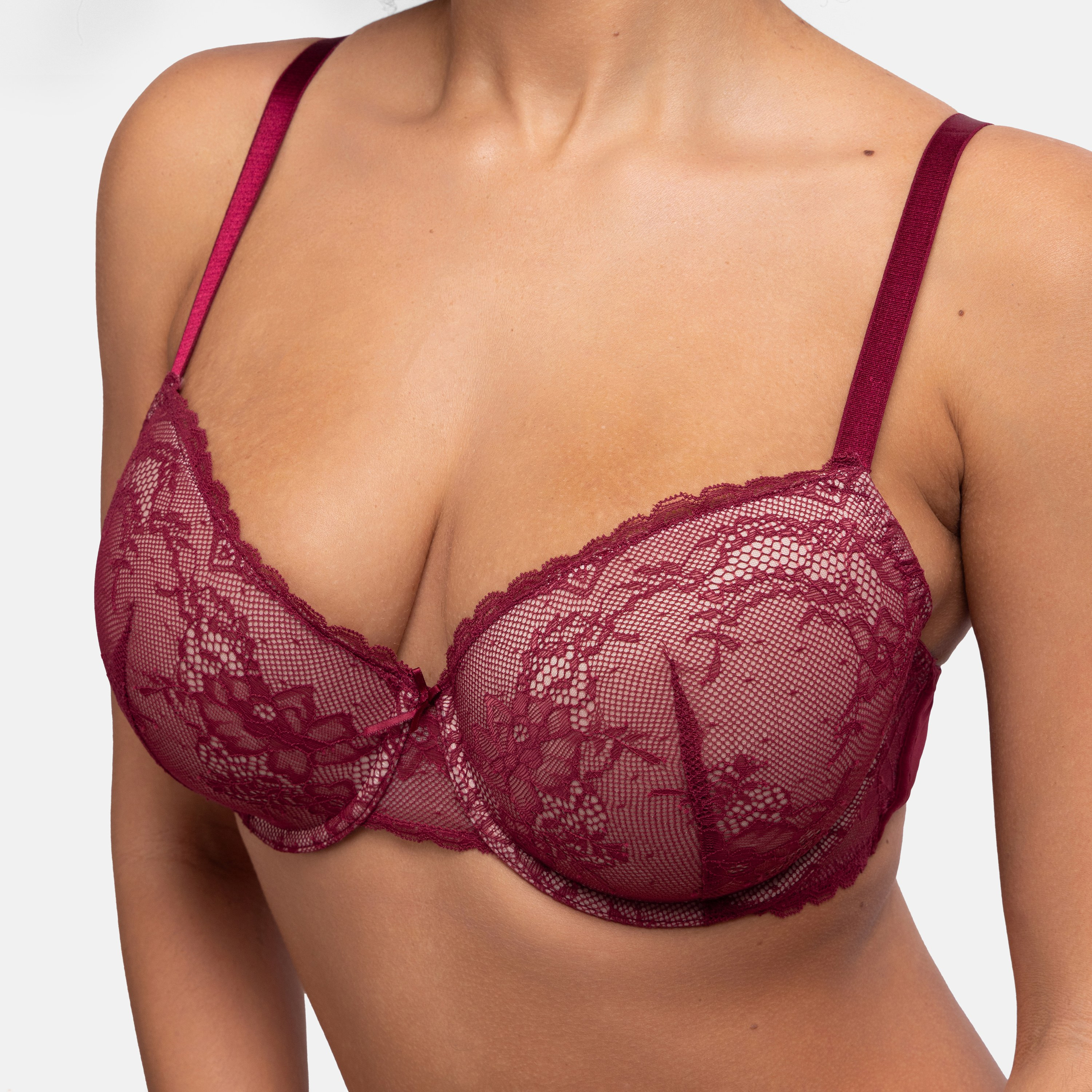 Dorina Pack of 2 Multicolour Plain Light Padded Wired Demi Bra-women-clothing-lingerie-bras-image-5