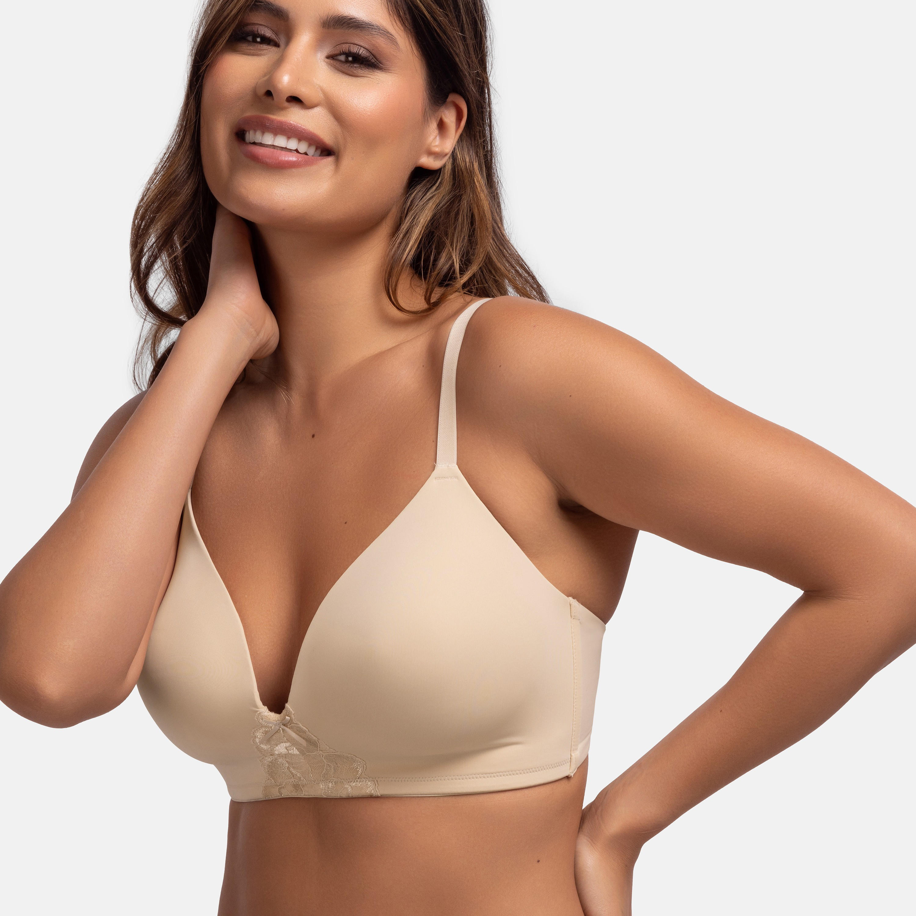 حمالة صدر نسائية Dorina Medium Support بدون سلك ناعمة مبطنة بخفة-women-clothing-lingerie-bras-image-2