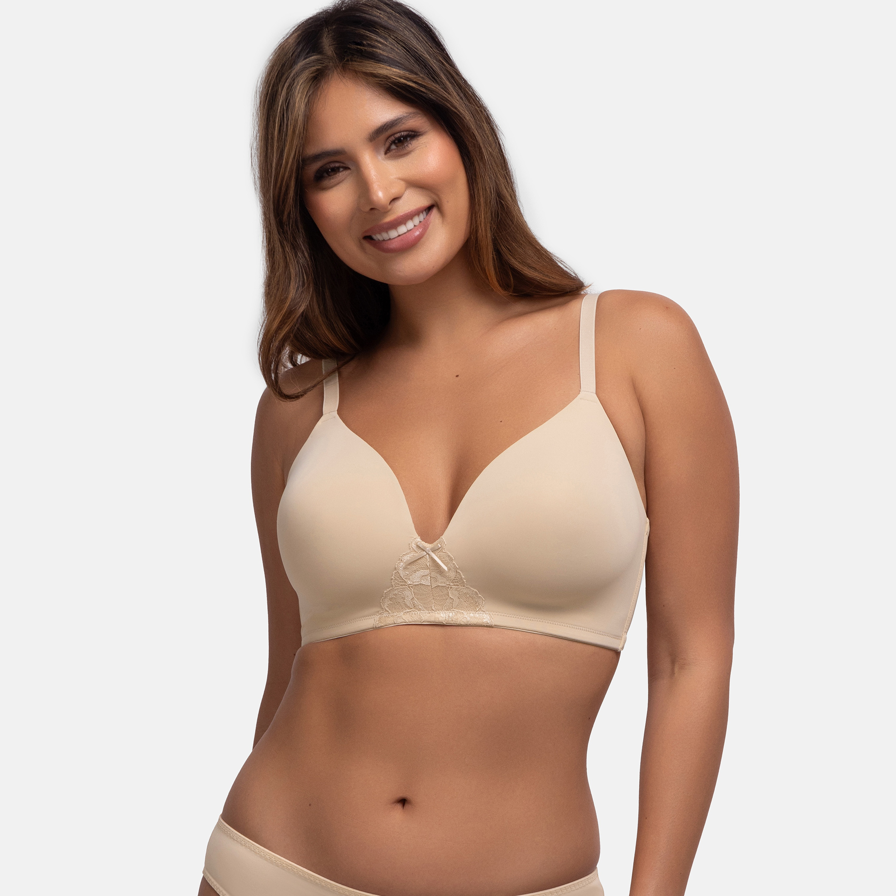 حمالة صدر نسائية Dorina Medium Support بدون سلك ناعمة مبطنة بخفة-women-clothing-lingerie-bras-image-3