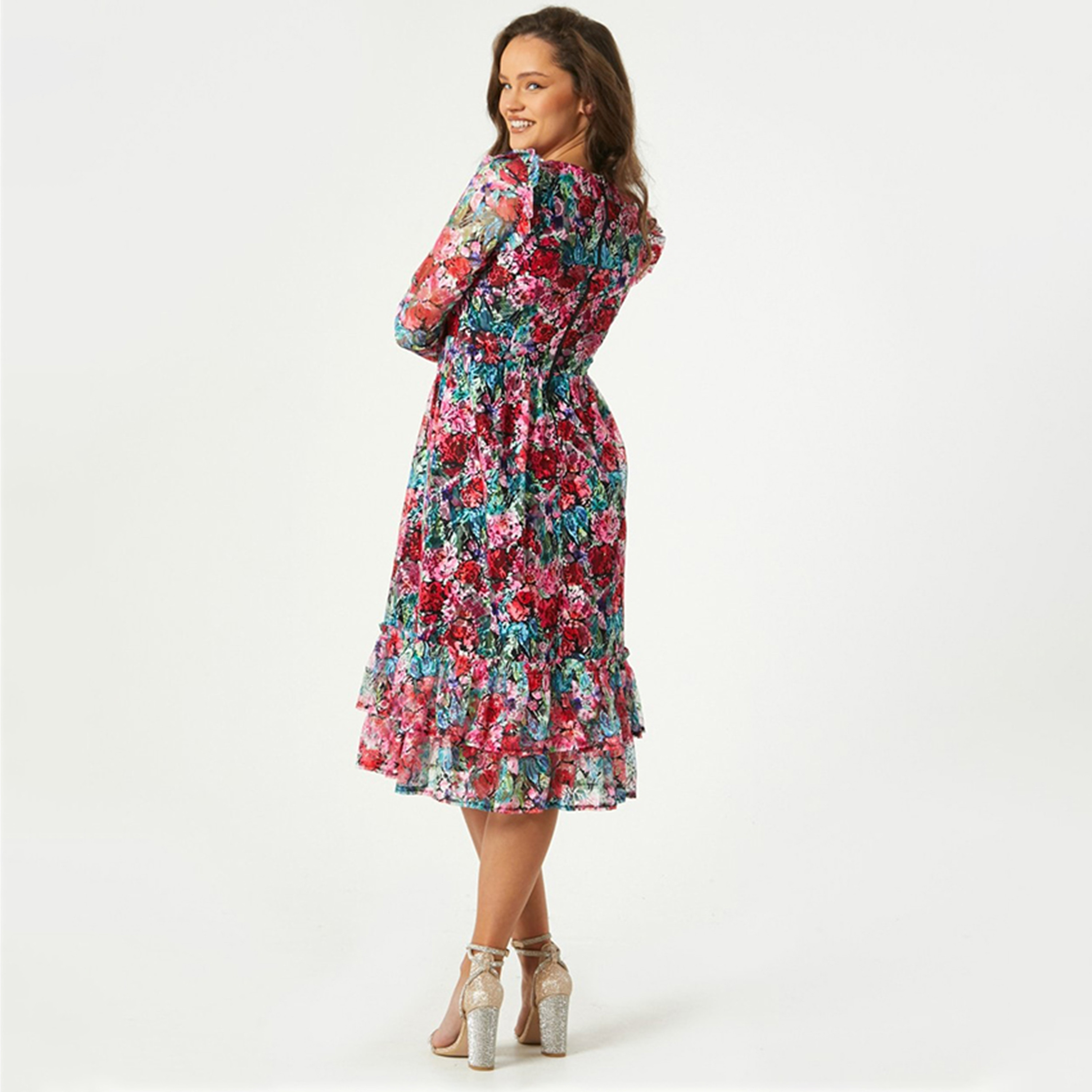 Little mistress floral skater dress best sale