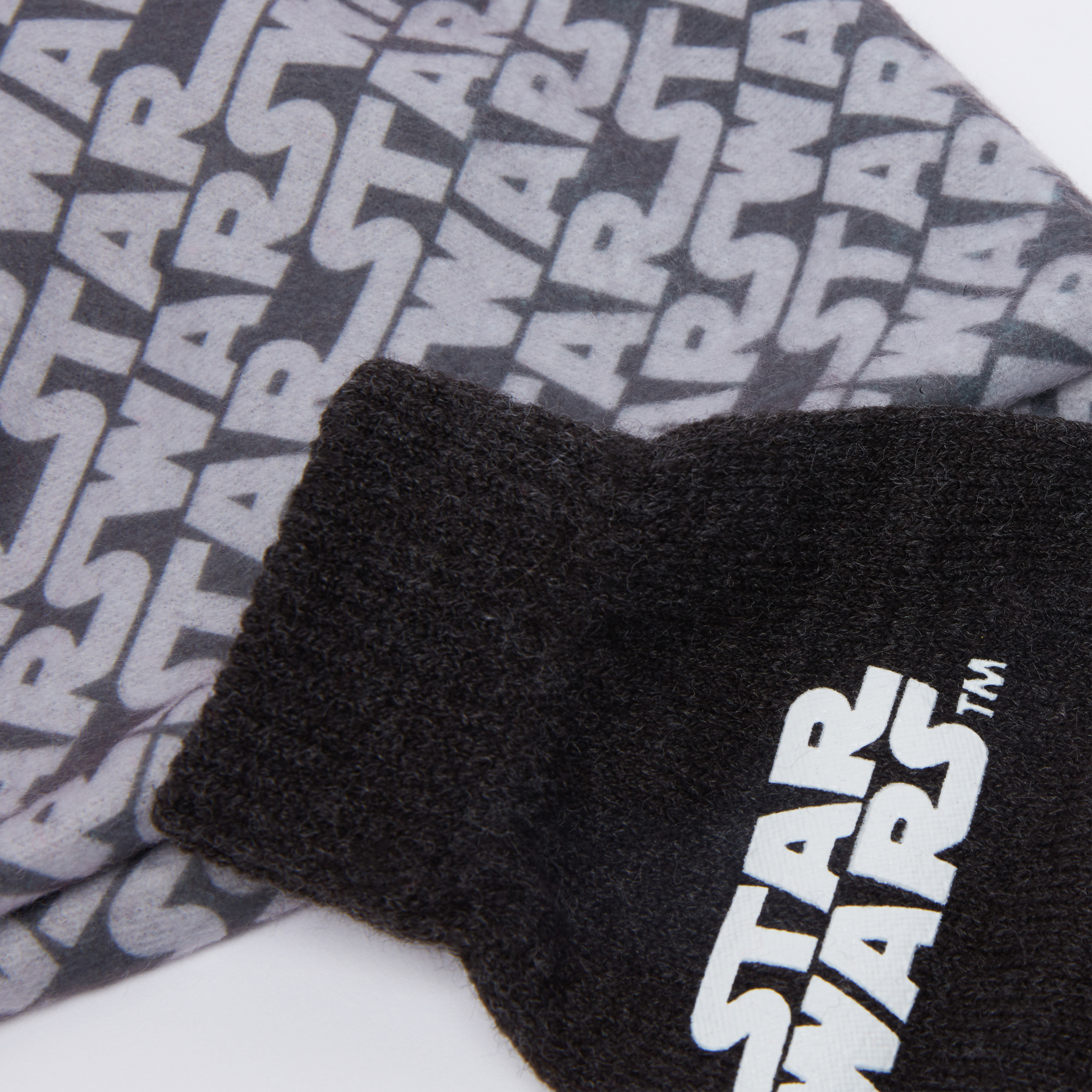 Star Wars Printed Beanie Cap with Gloves-boys-accessories-caps-image-4