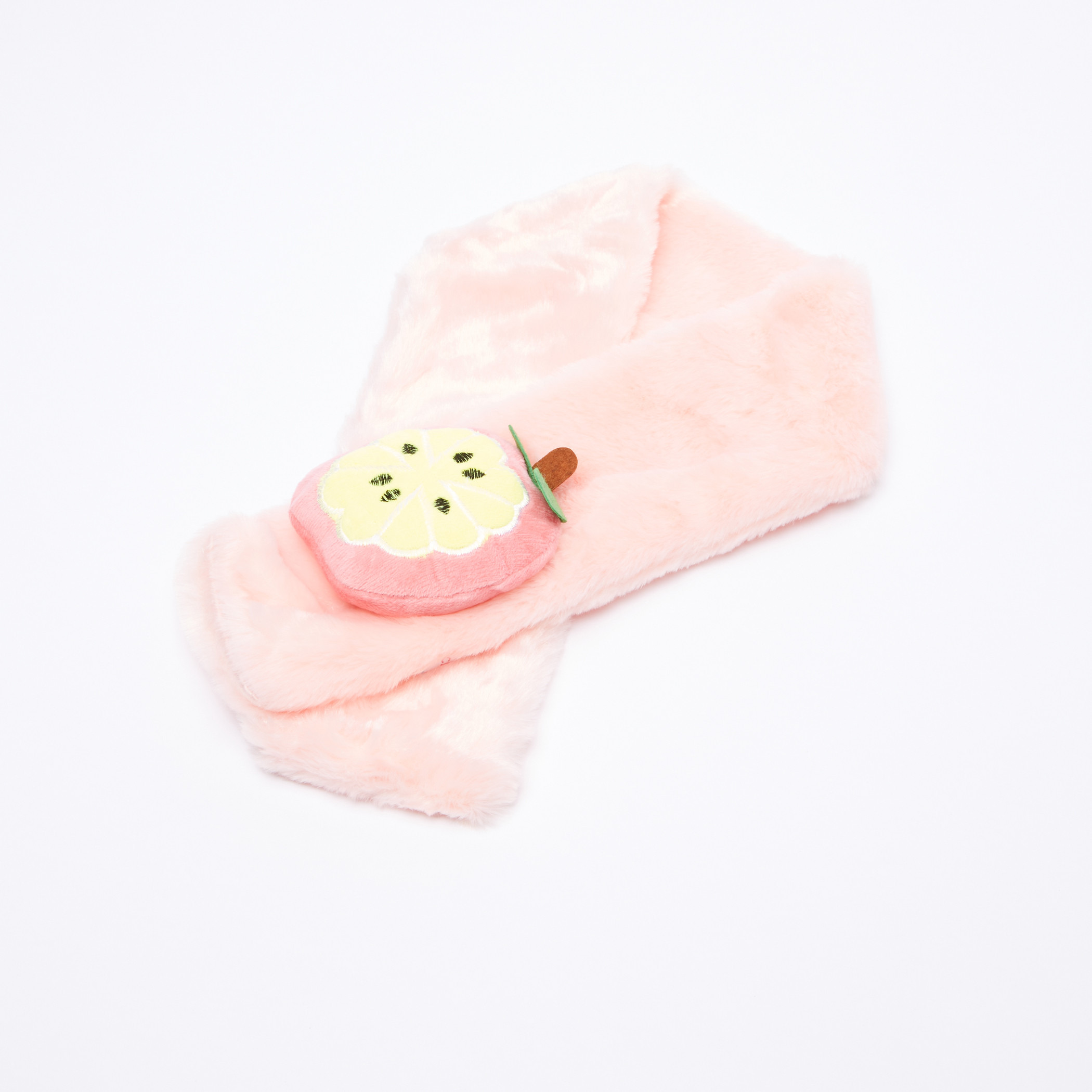Charmz Plush Shawl with Applique Detail-girls-accessories-scarves-image-1