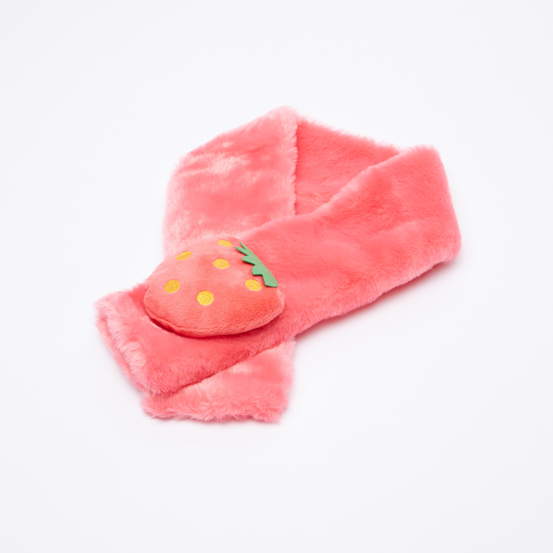 Charmz Plush Shawl with Applique Detail-girls-accessories-scarves-image-1