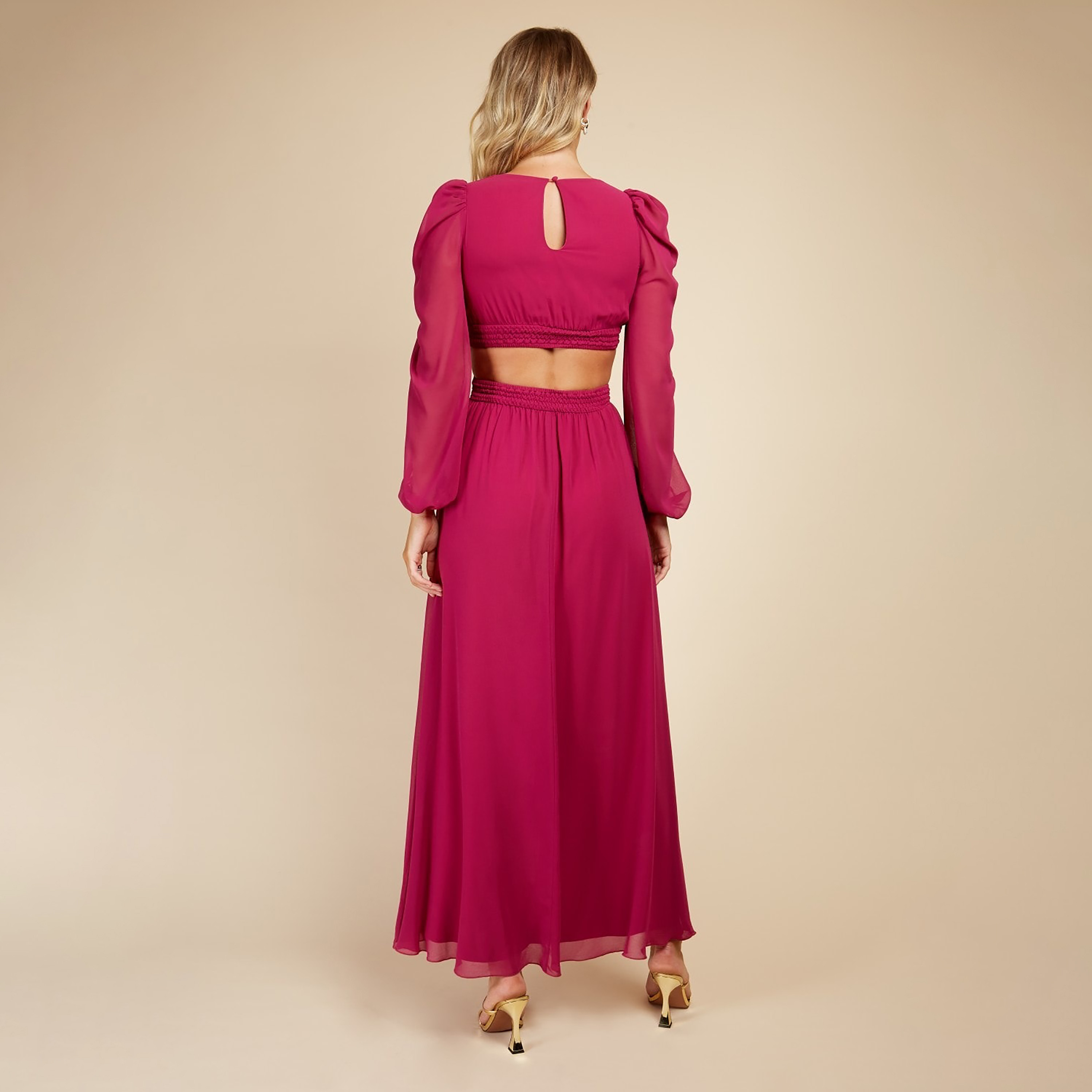 Little mistress purple hot sale maxi dress