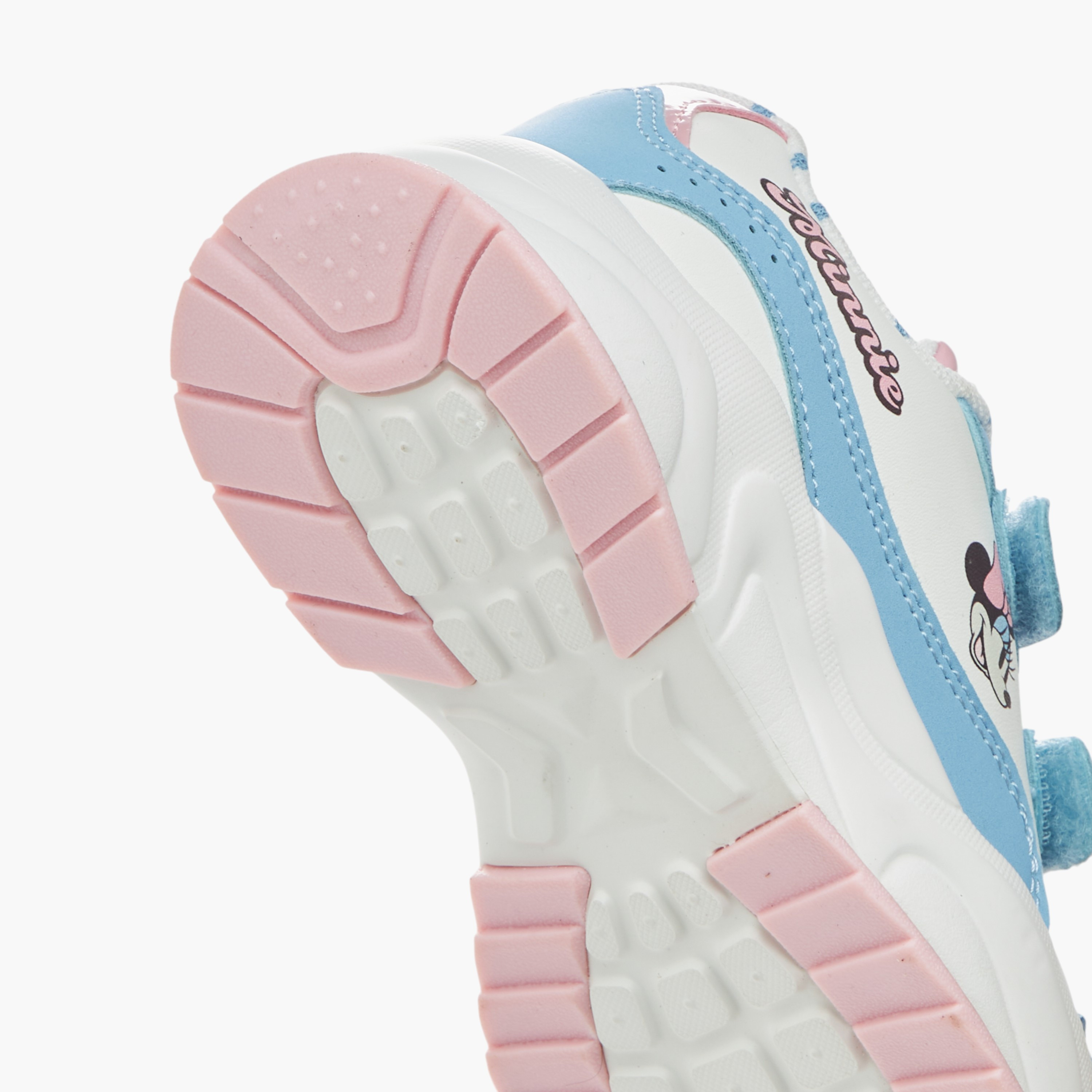 حذاء سنيكرز بشريط إغلاق لاصق وطبعات ميني ماوس من ديزني-girls-shoes-sneakers-image-5