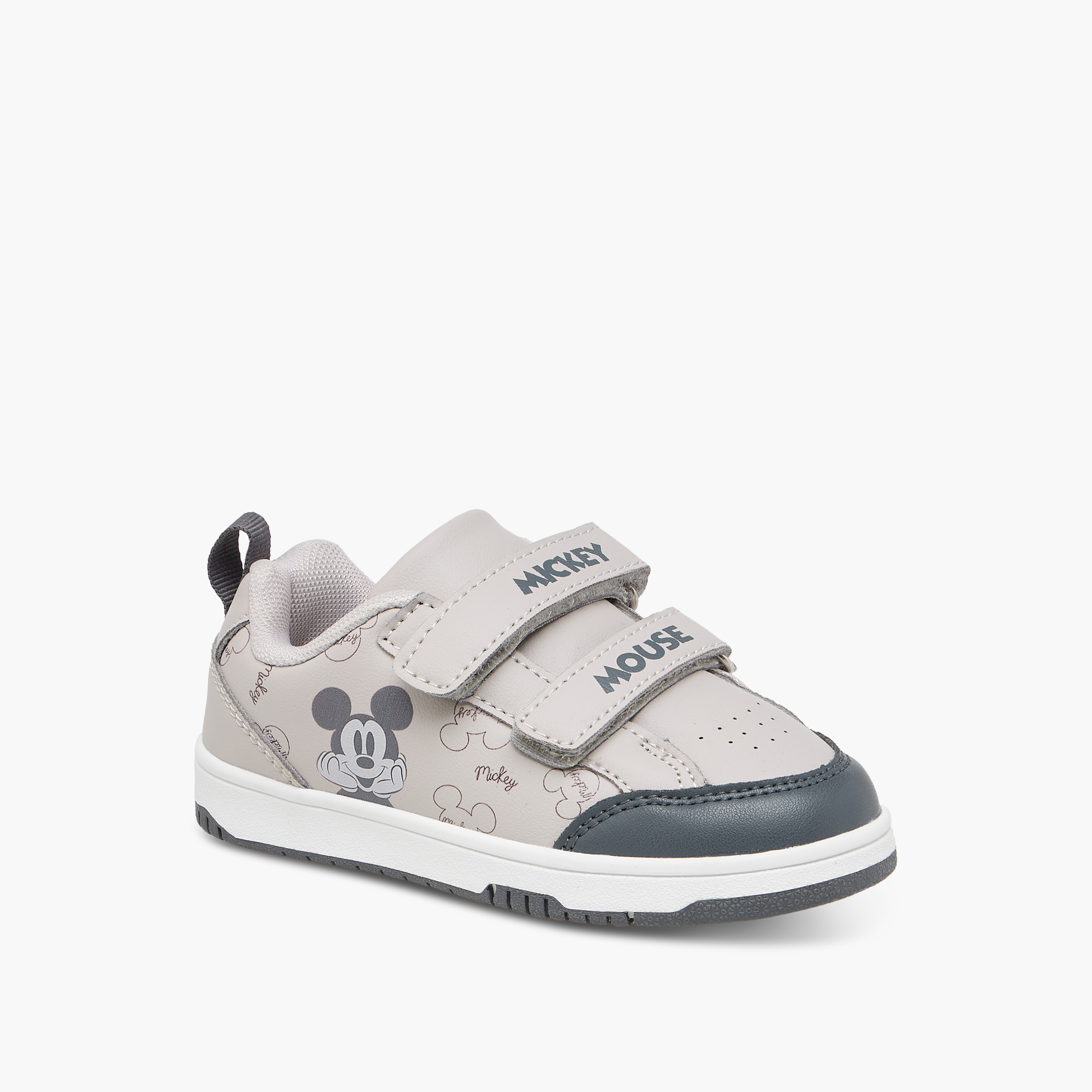 حذاء سنيكرز بطبعات ميكي ماوس وشريط إغلاق من ديزني-boys-shoes-sneakers-image-2