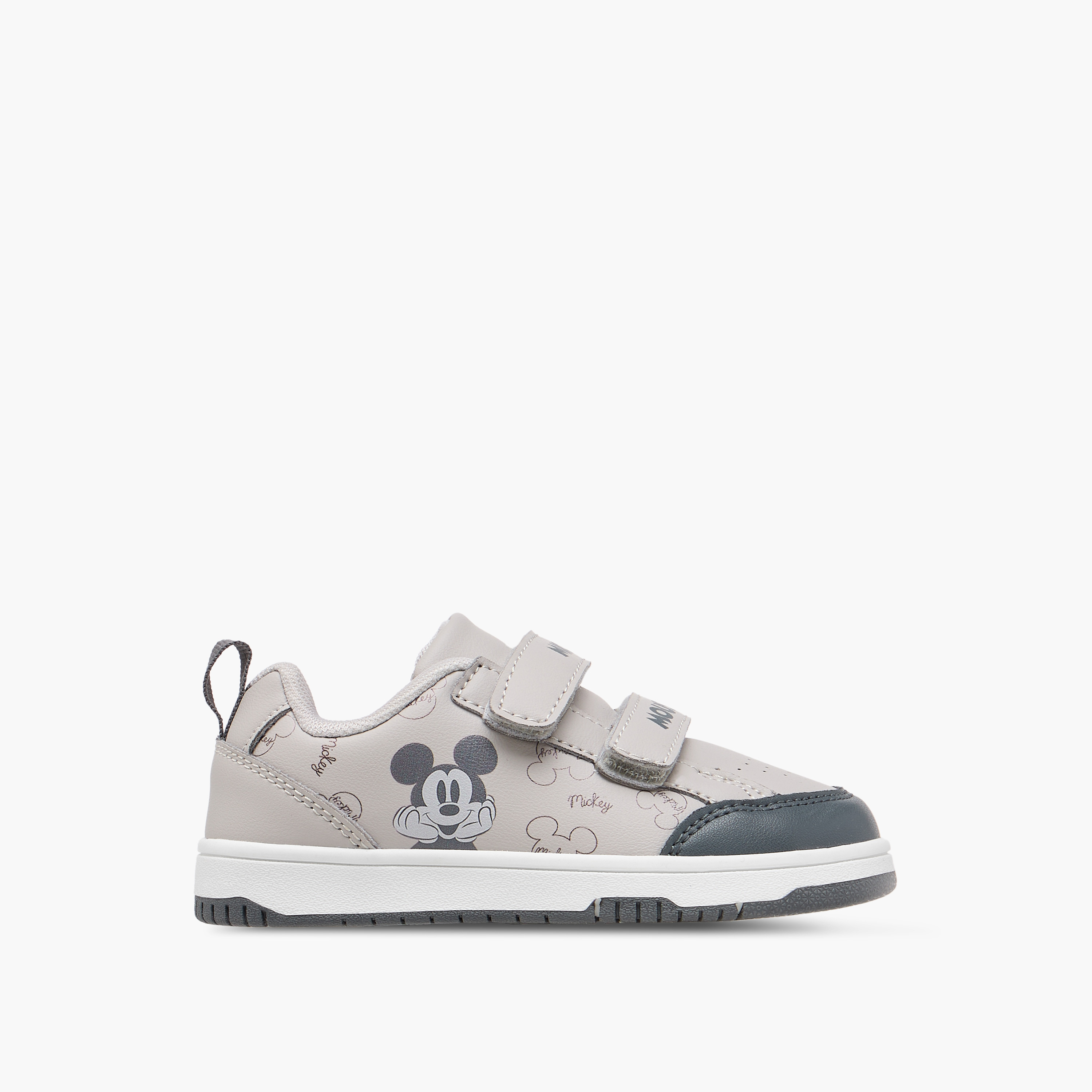 حذاء سنيكرز بطبعات ميكي ماوس وشريط إغلاق من ديزني-boys-shoes-sneakers-image-3