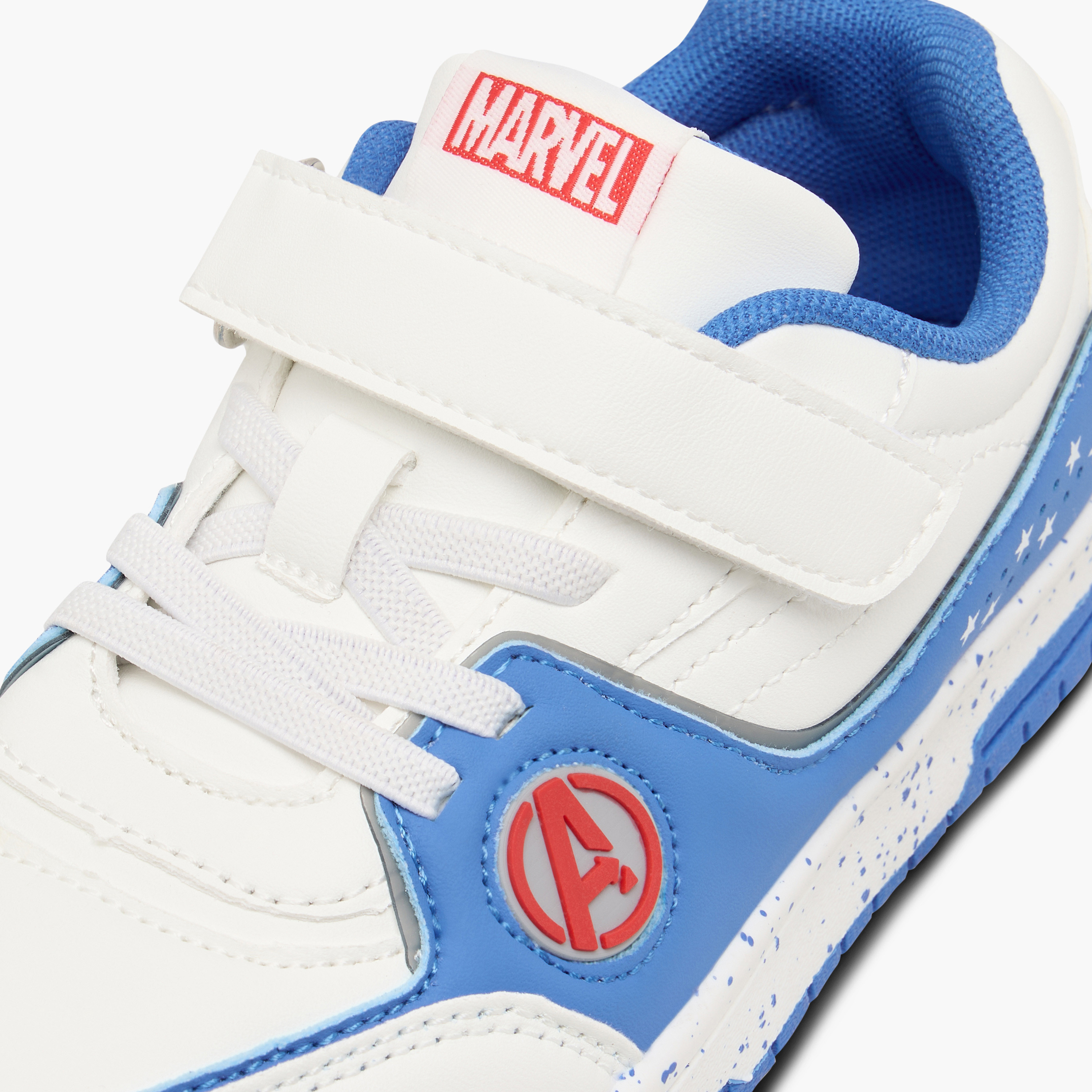 Marvel Avengers Applique Sneakers with Hook and Loop Closure-boys-shoes-sneakers-image-4