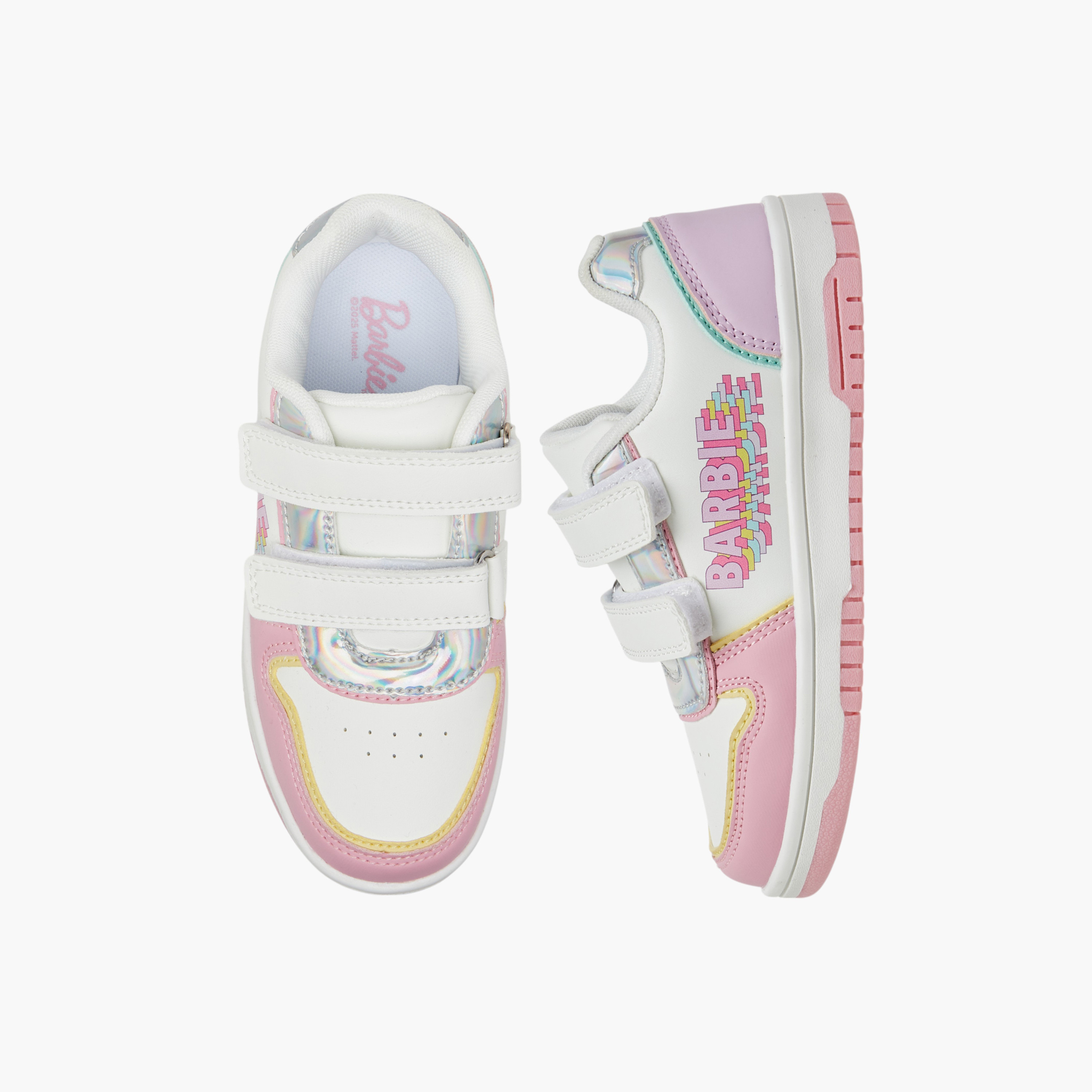 حذاء سنيكرز متعدد التصاميم بشريط إغلاق لاصق من باربي-girls-shoes-sneakers-image-1