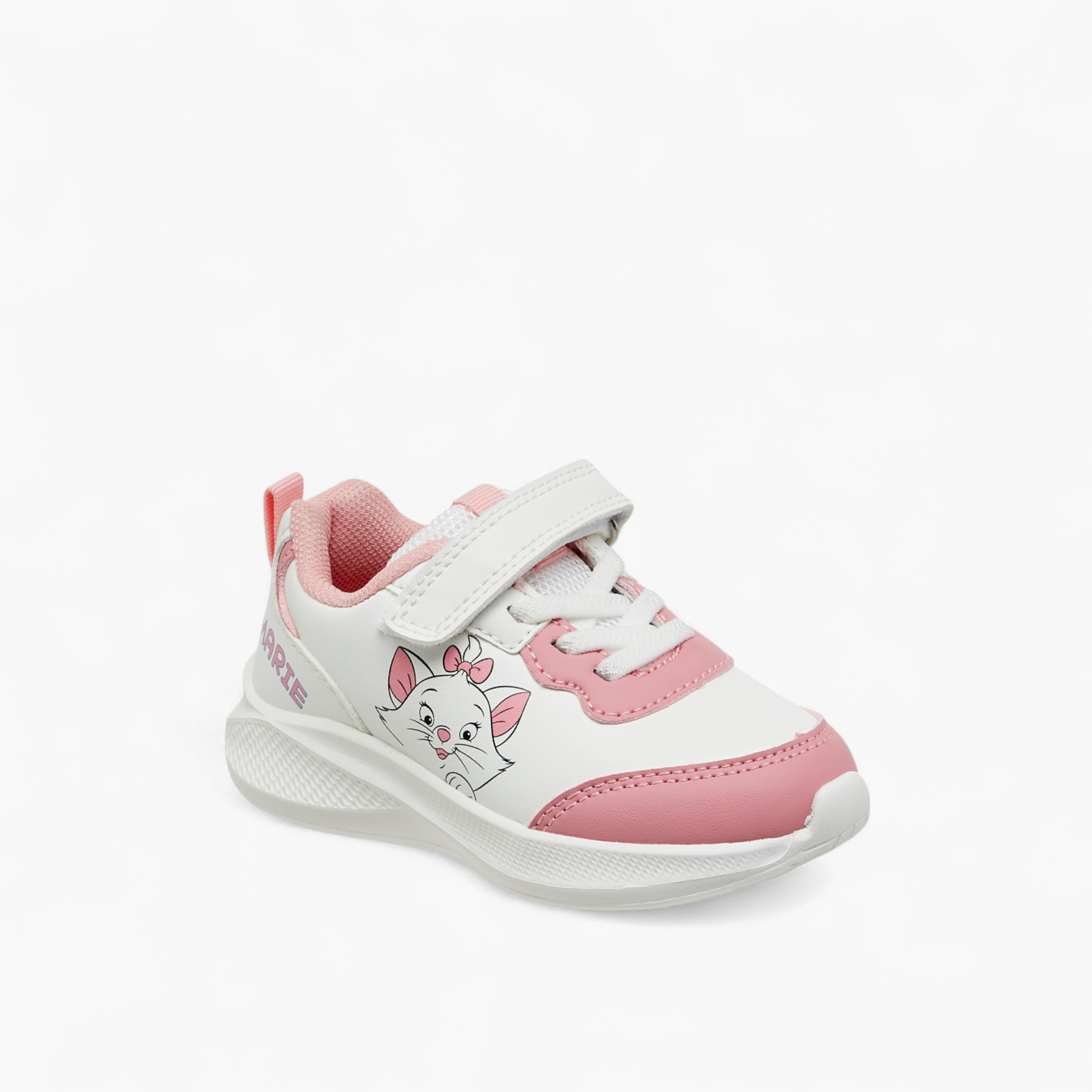 Disney Marie Print Sneakers with Hook and Loop Closure-girls-shoes-sneakers-image-2