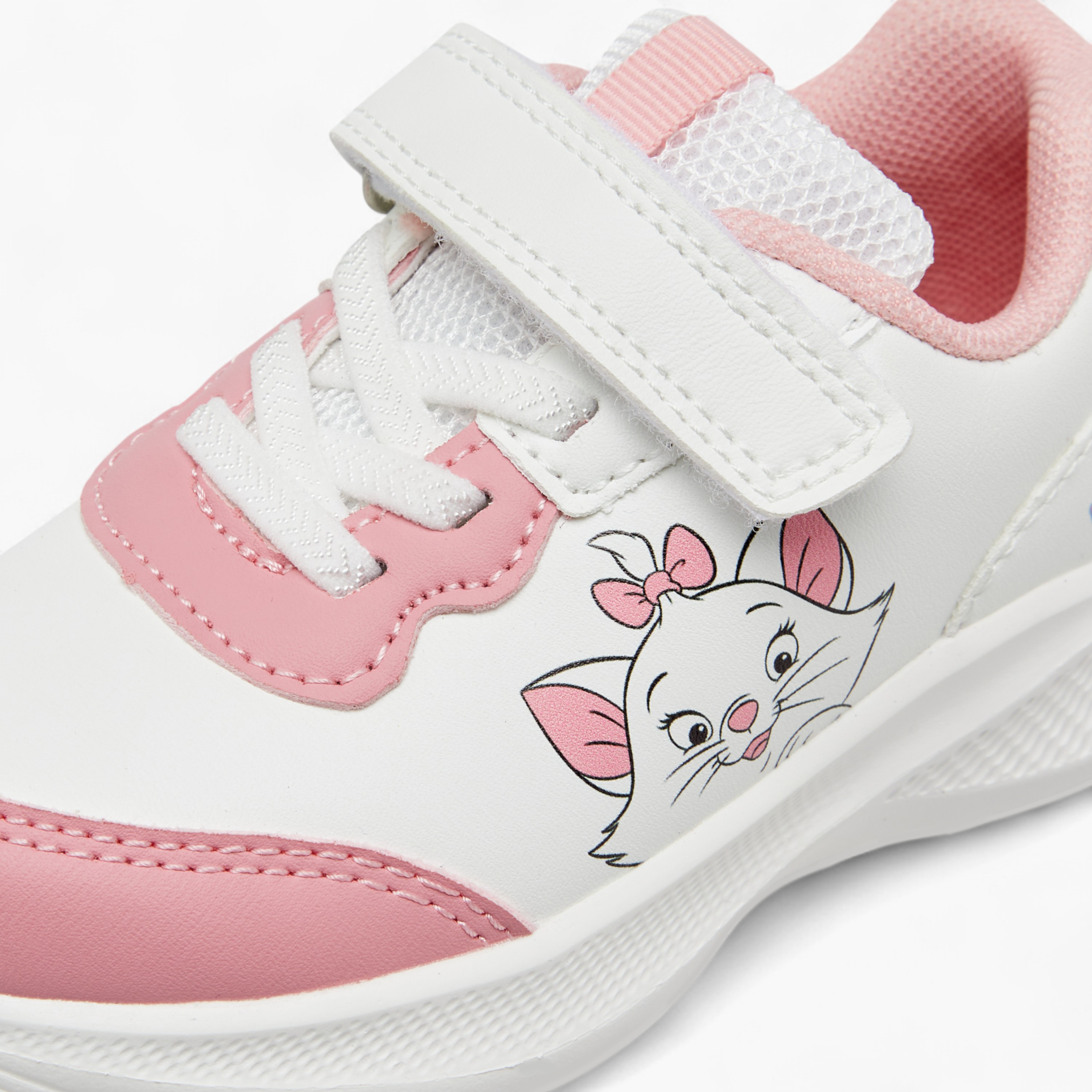 Disney Marie Print Sneakers with Hook and Loop Closure-girls-shoes-sneakers-image-4
