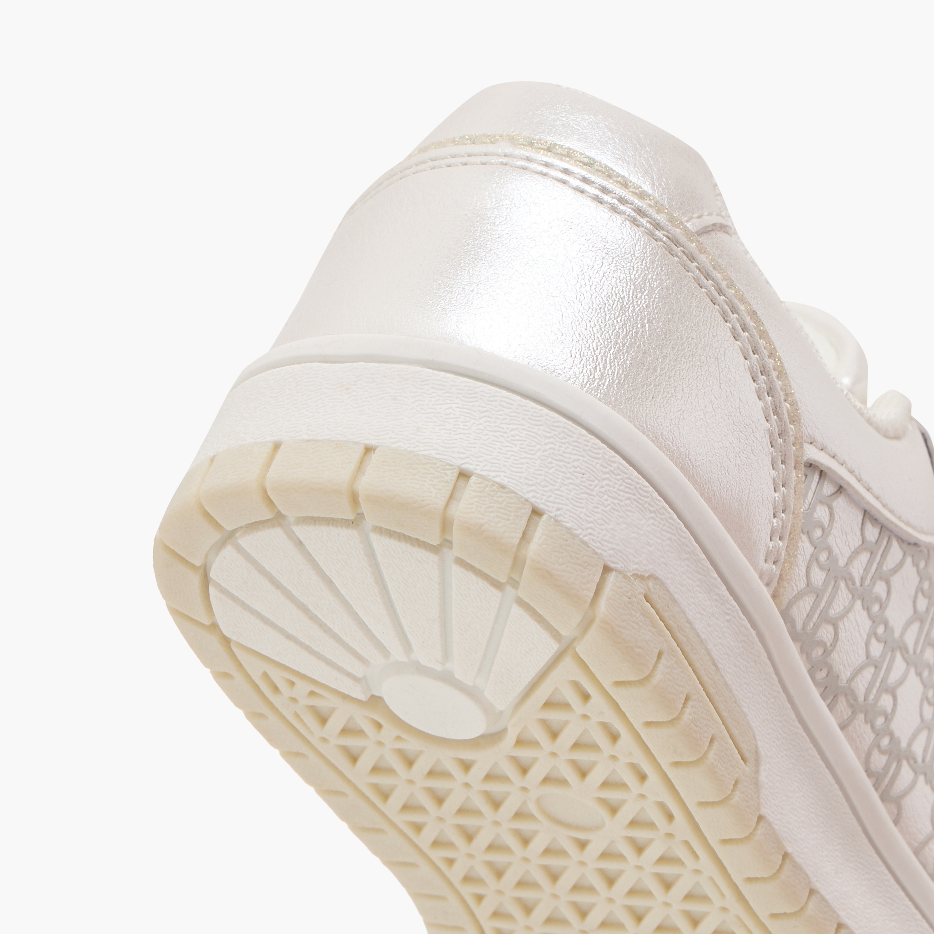 Barbie Printed Sneakers with Hook and Loop Closure-girls-shoes-sneakers-image-5