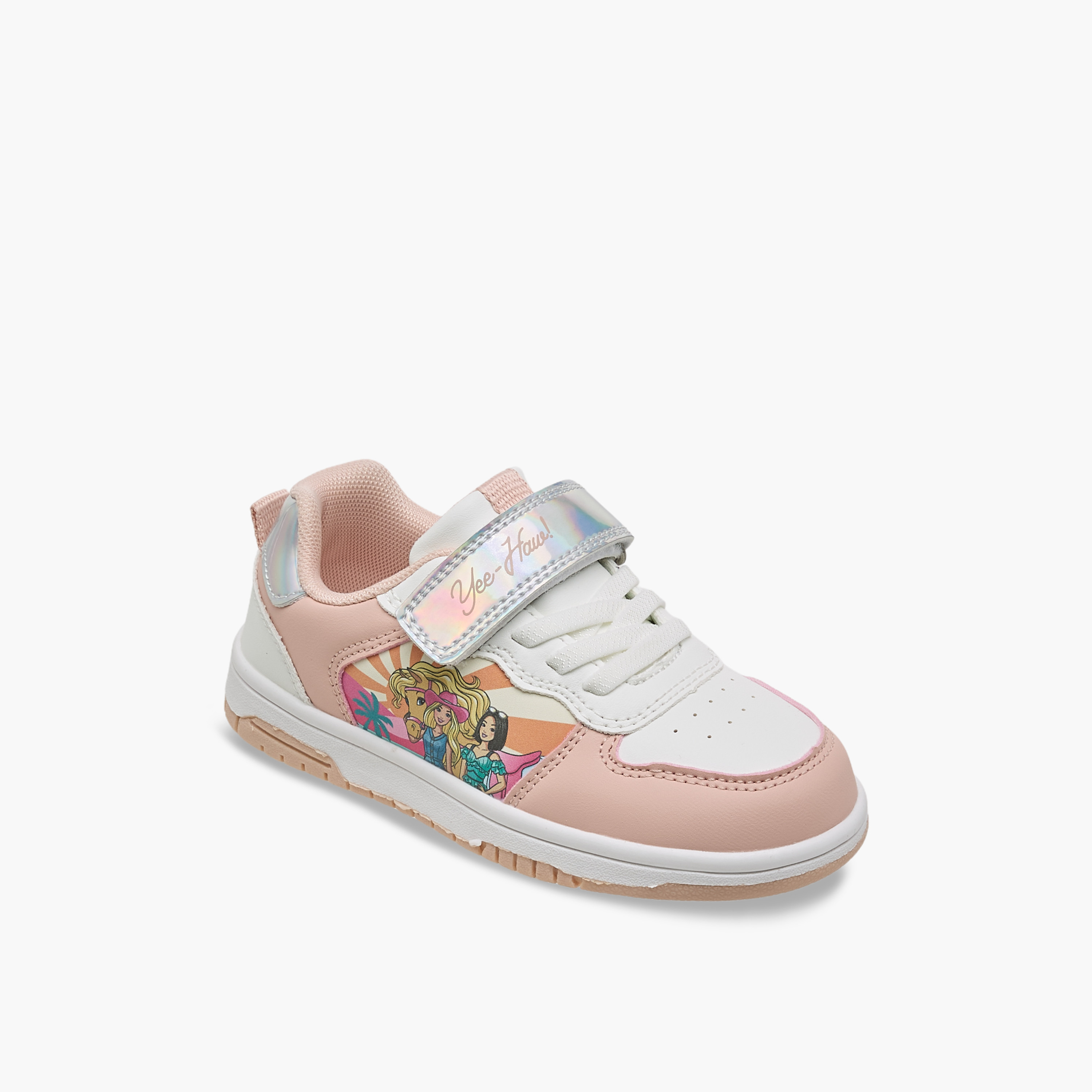 Barbie Girls Hook & Loop Ankle Sneakers-girls-shoes-sneakers-image-2