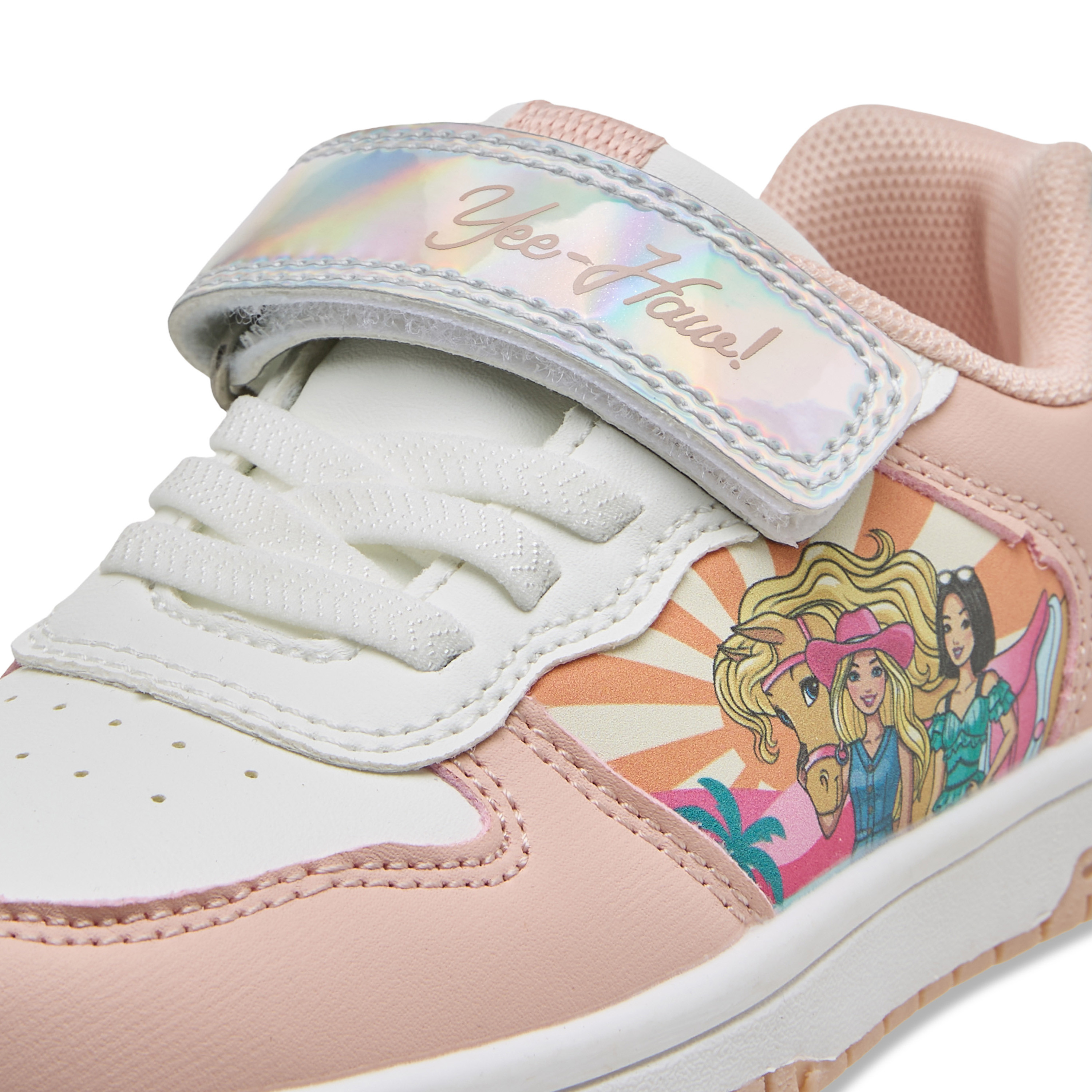 Barbie Girls Hook & Loop Ankle Sneakers-girls-shoes-sneakers-image-4