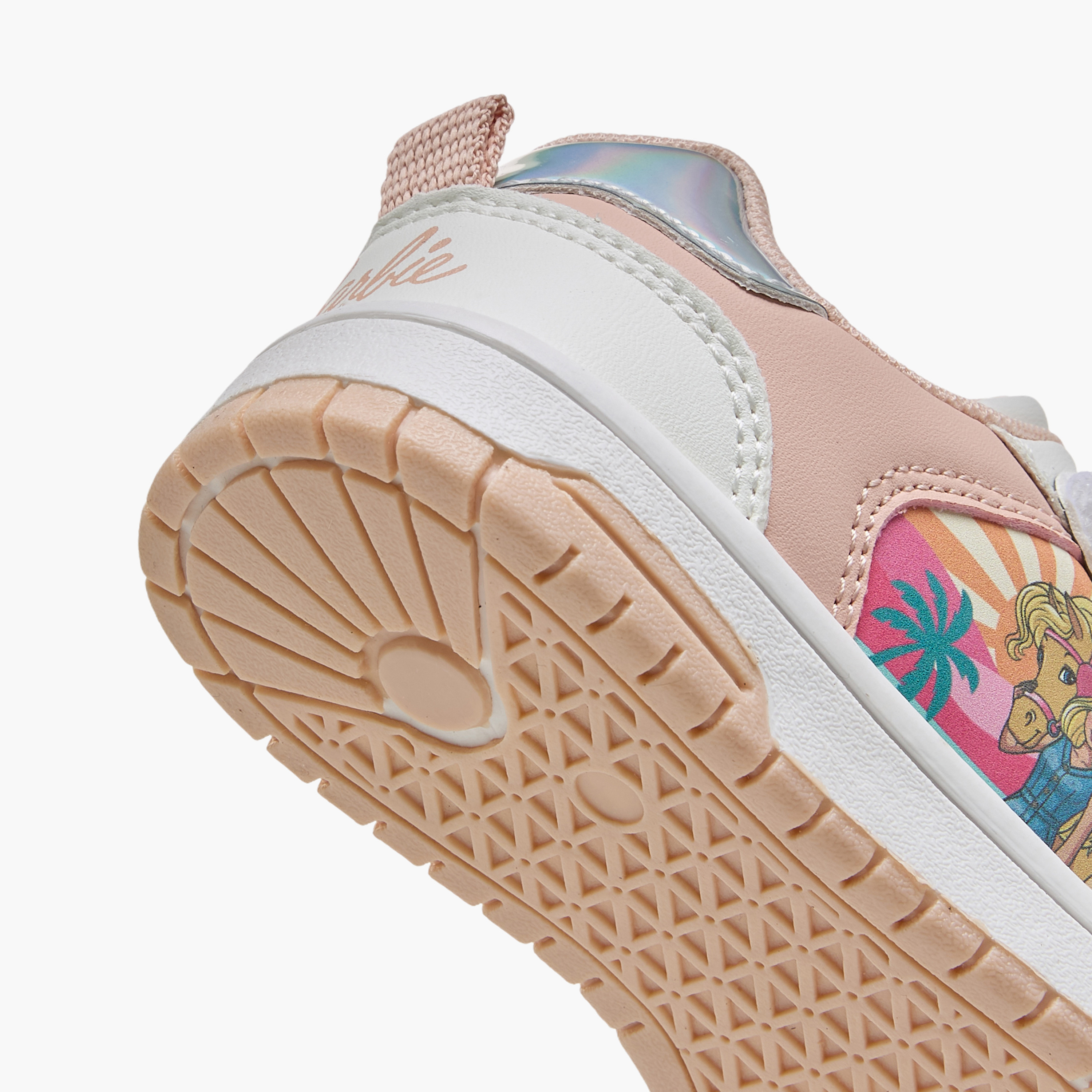 Barbie Girls Hook & Loop Ankle Sneakers-girls-shoes-sneakers-image-5