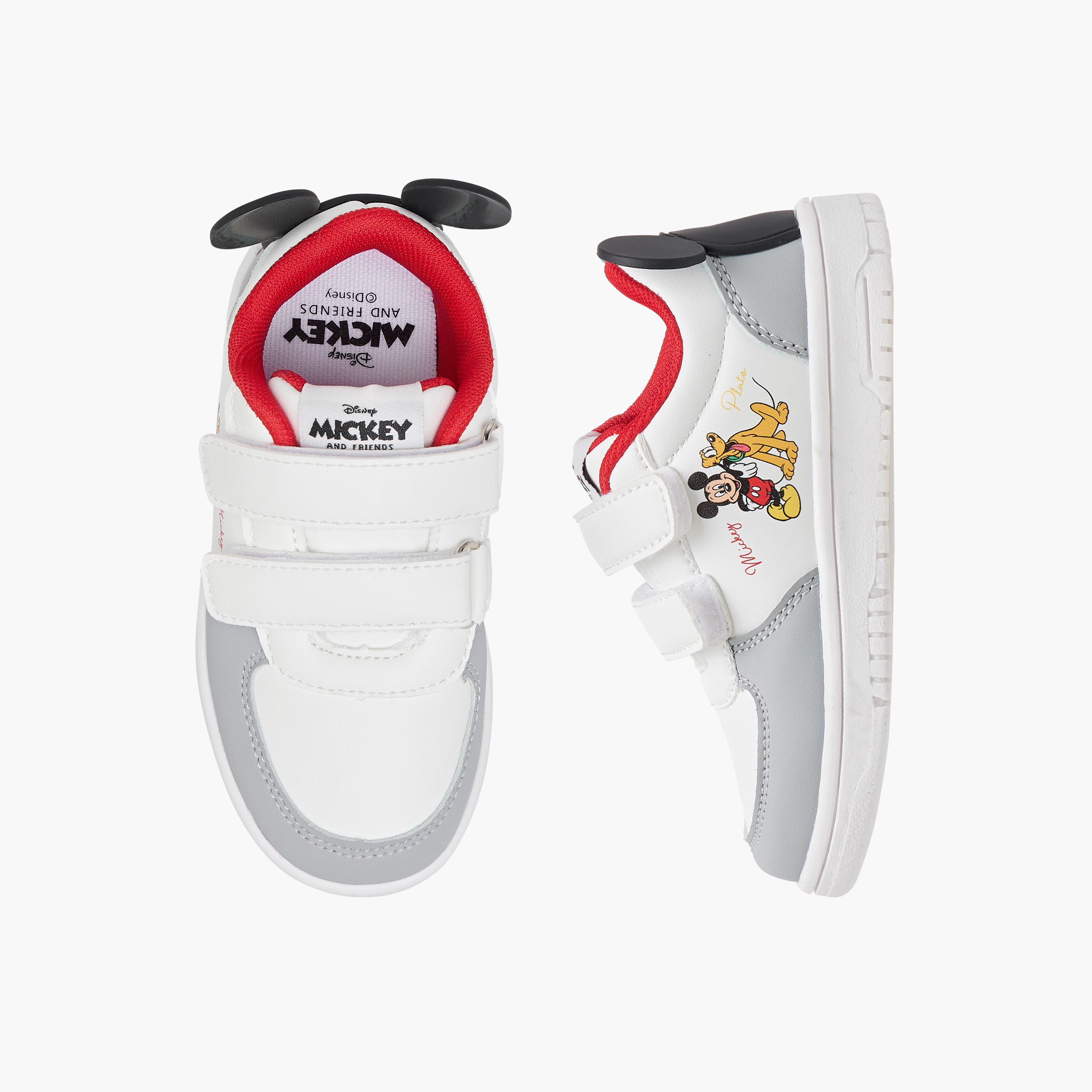 حذاء سنيكرز بتزيينات ميكي ماوس وشريط إغلاق من ديزني-boys-shoes-sneakers-image-1