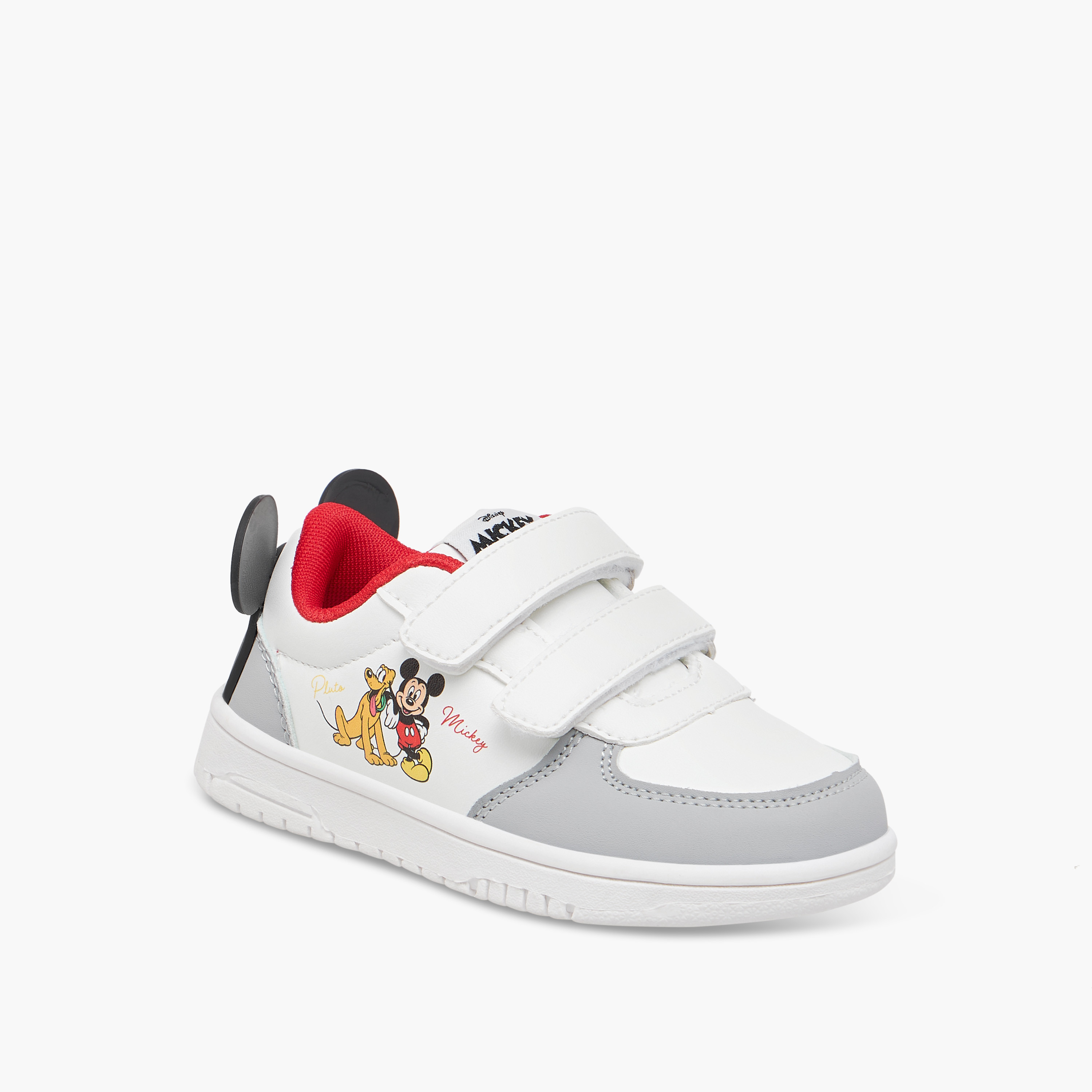 حذاء سنيكرز بتزيينات ميكي ماوس وشريط إغلاق من ديزني-boys-shoes-sneakers-image-2