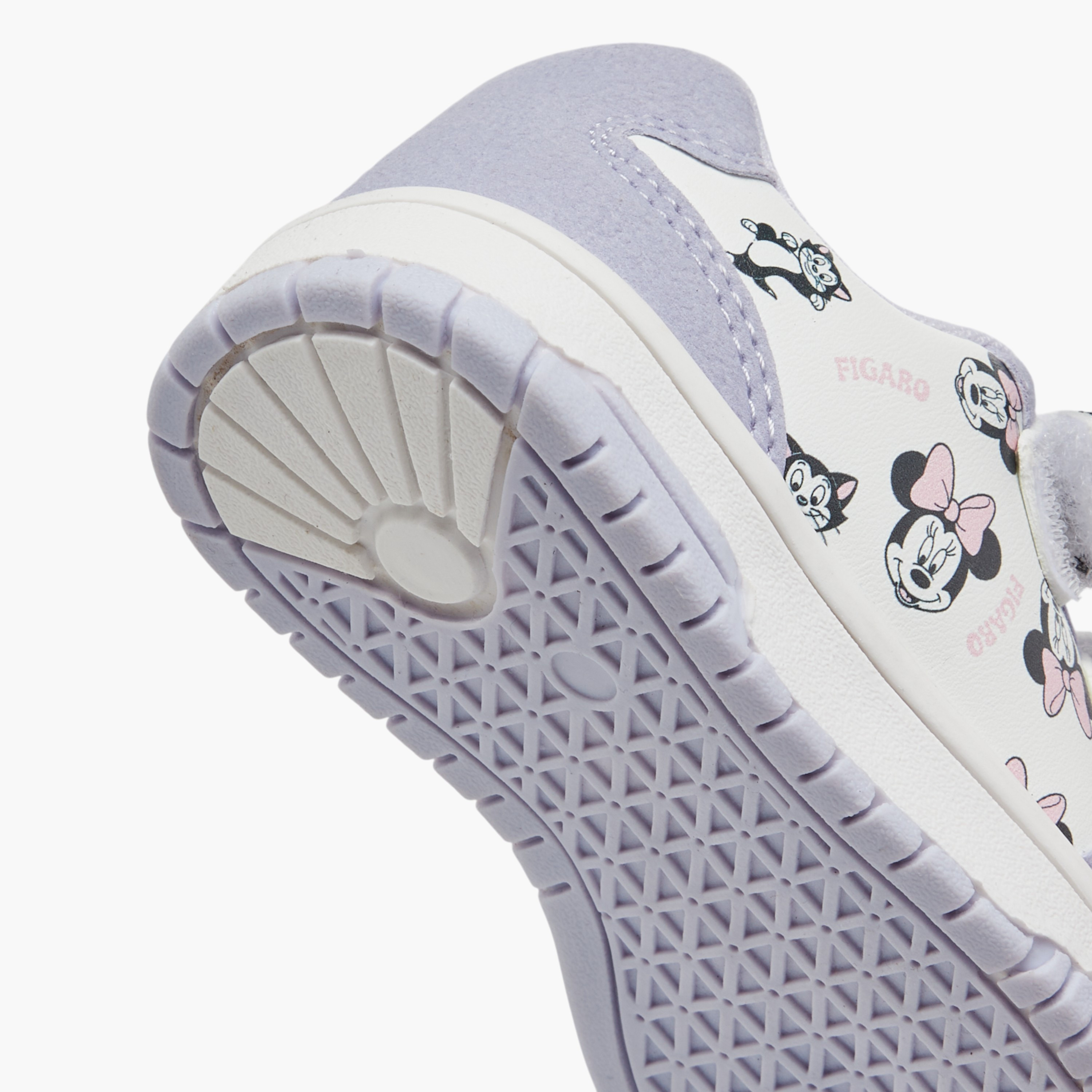 Disney Minnie Mouse Print Sneakers with Hook and Loop Closure-girls-shoes-sneakers-image-5