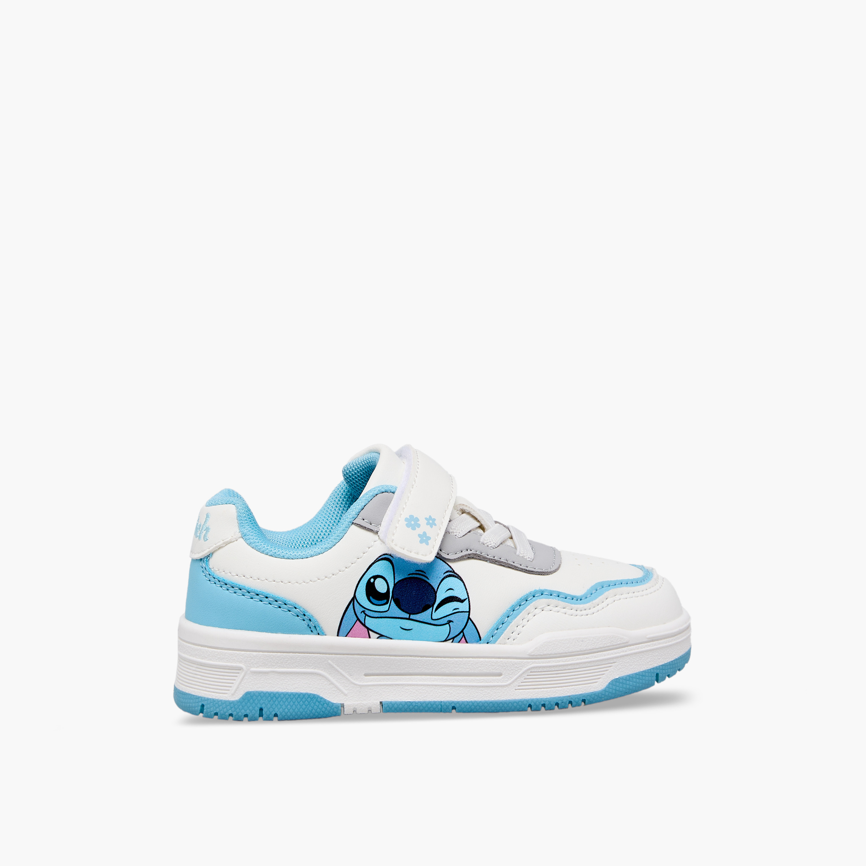 Disney Girls Stitch Print Hook & Loop Ankle Sneakers-girls-shoes-sneakers-image-3