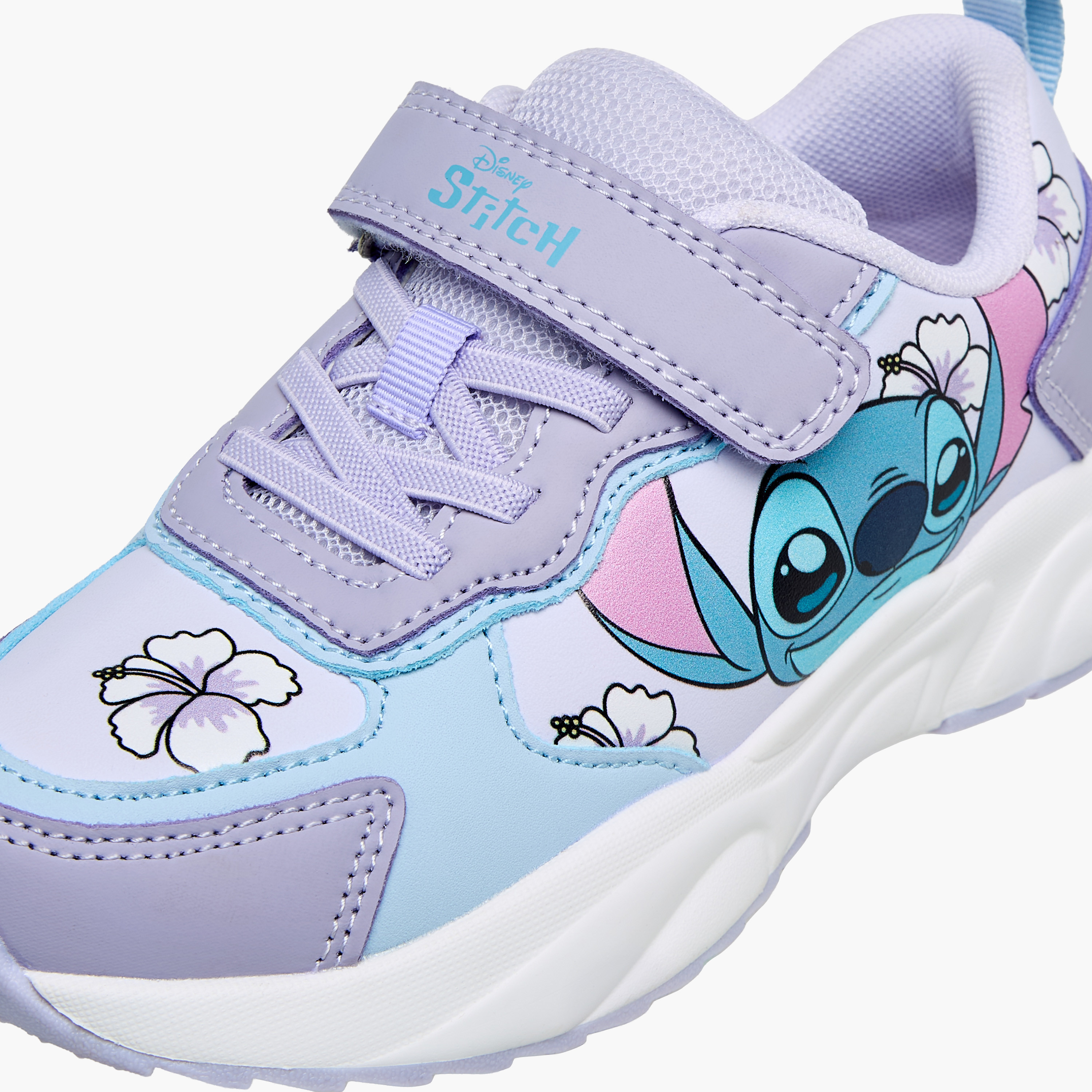 Disney Girls Stitch Print Hook & Loop Sneakers-girls-shoes-sneakers-image-4