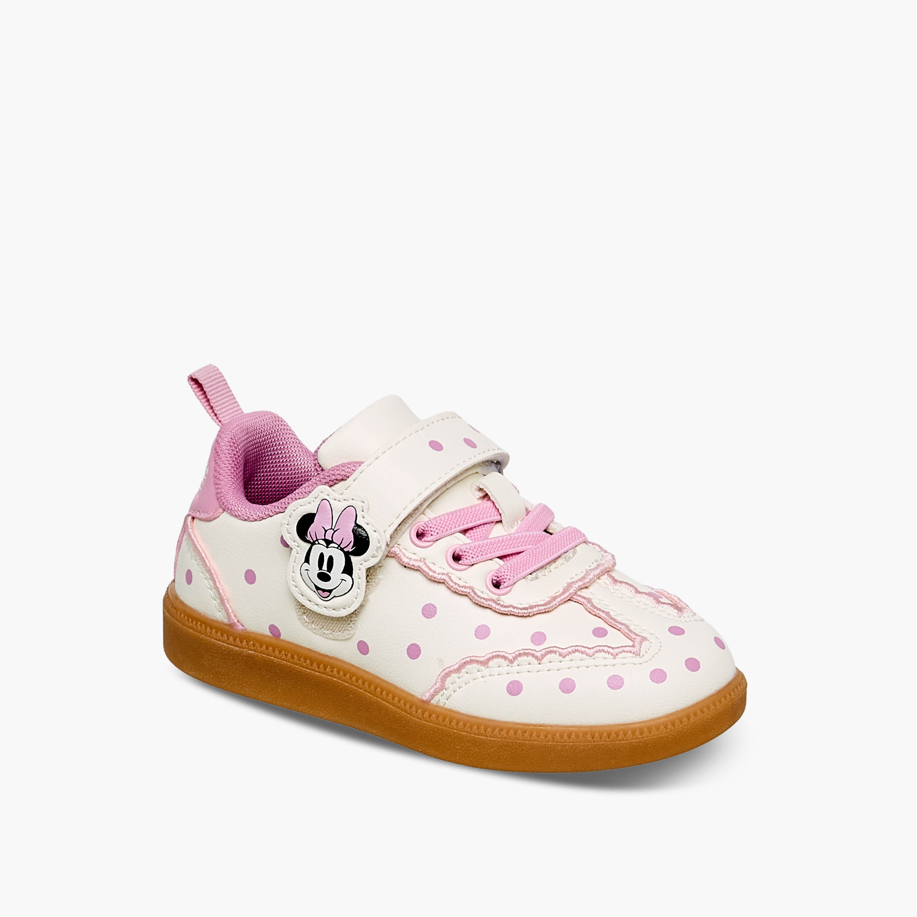 Disney Girls Minnie Mouse Applique Sneakers-girls-shoes-sneakers-image-2