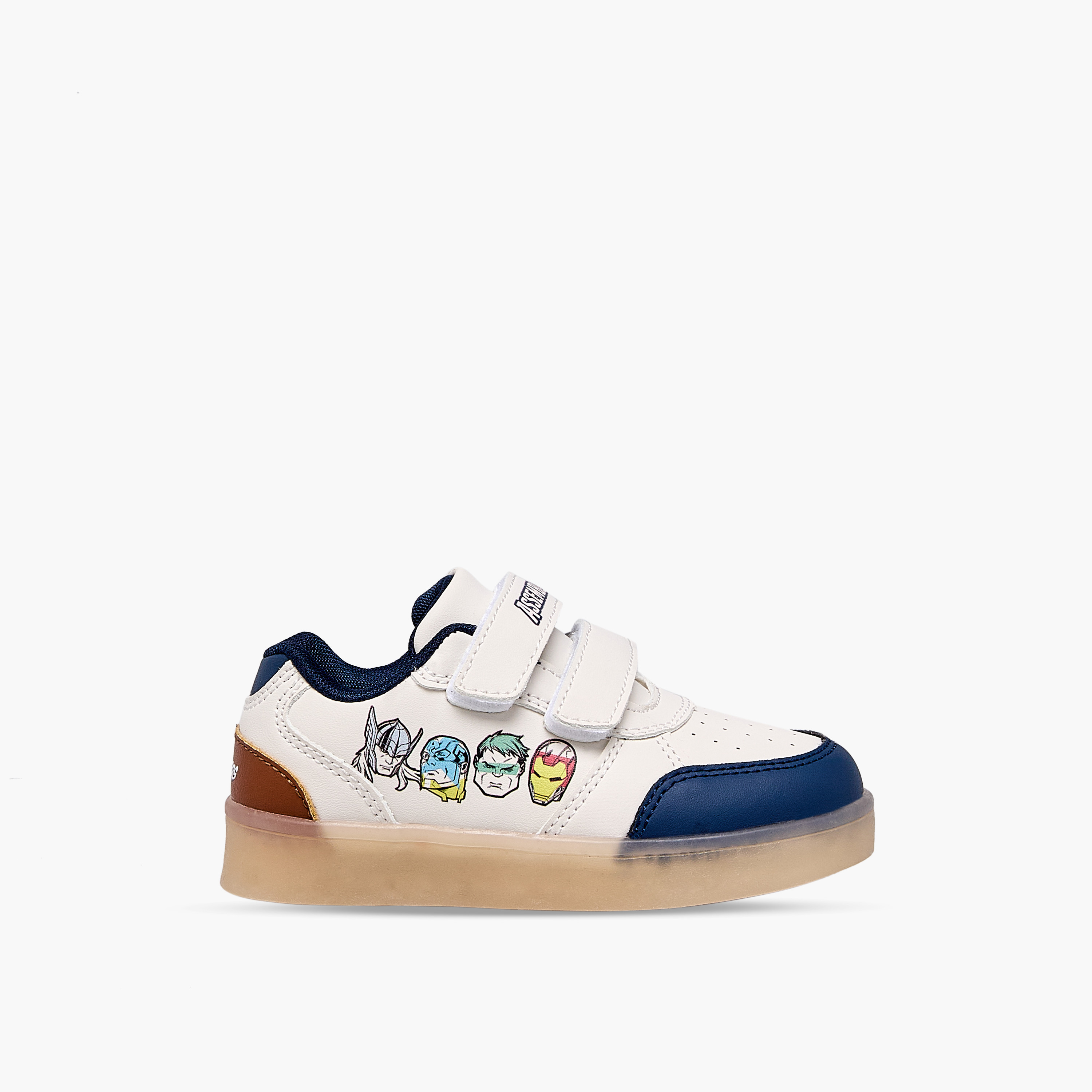 حذاء سنيكرز بشريط إغلاق لاصق وطبعات للأولاد من مارفل-boys-shoes-sneakers-image-3