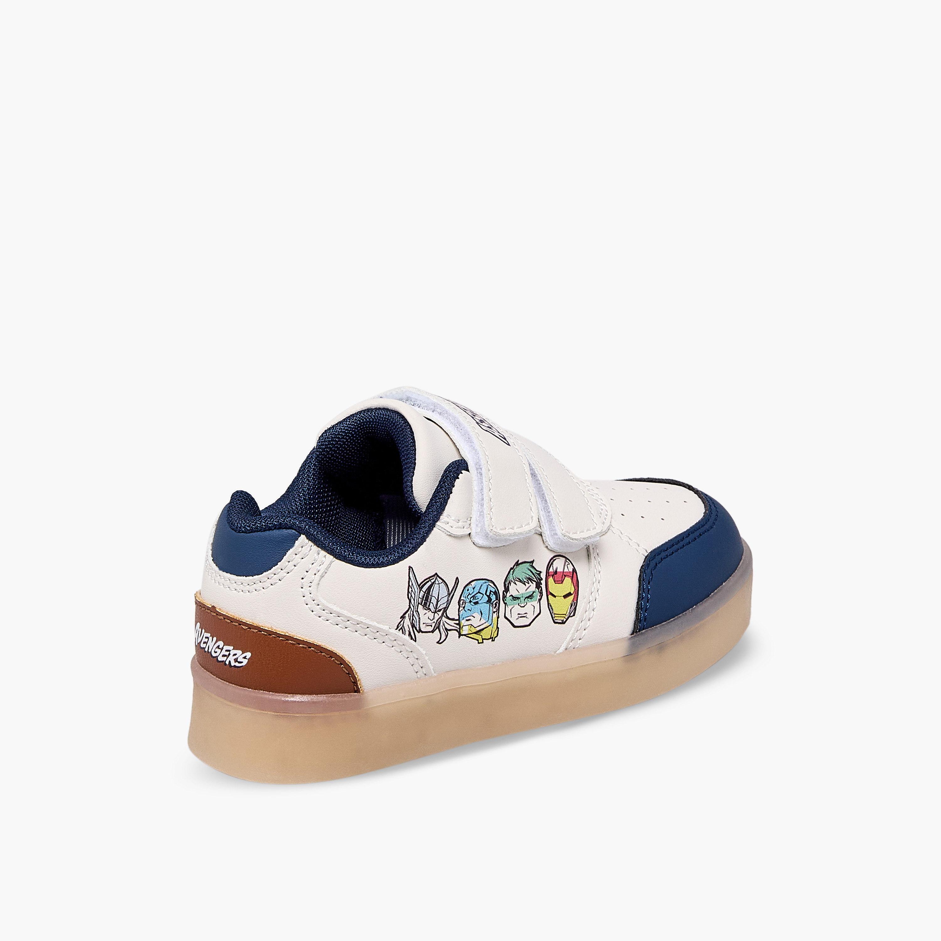 حذاء سنيكرز بشريط إغلاق لاصق وطبعات للأولاد من مارفل-boys-shoes-sneakers-image-6