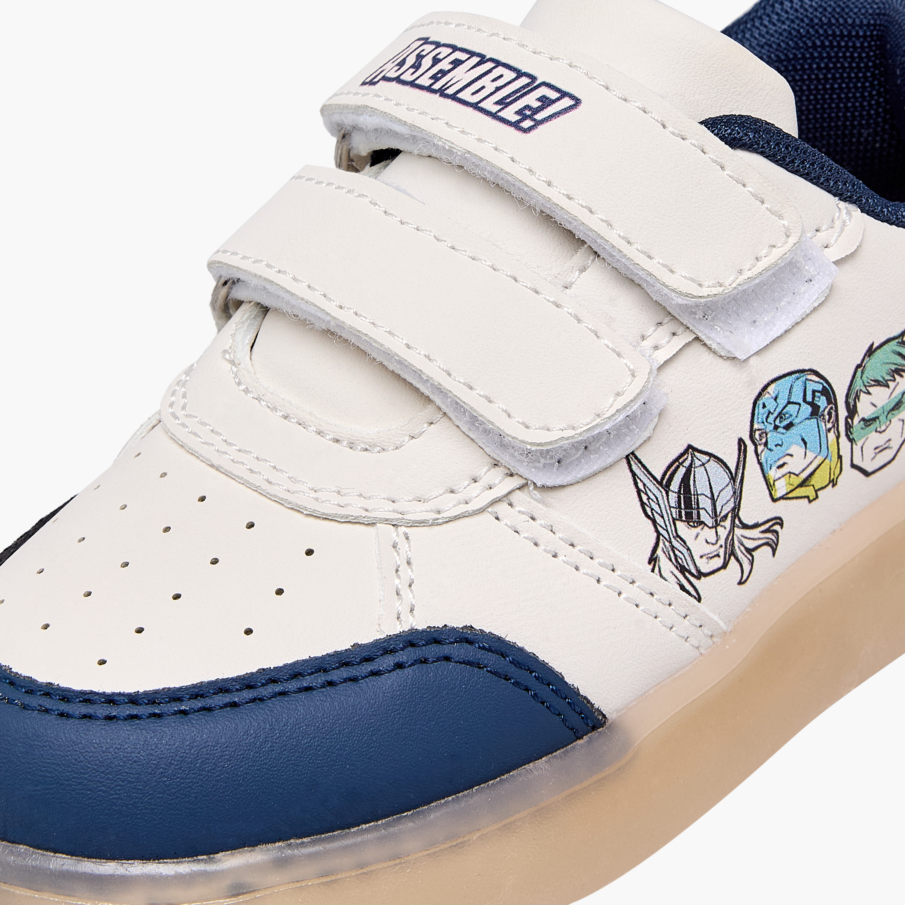 حذاء سنيكرز بشريط إغلاق لاصق وطبعات للأولاد من مارفل-boys-shoes-sneakers-image-7