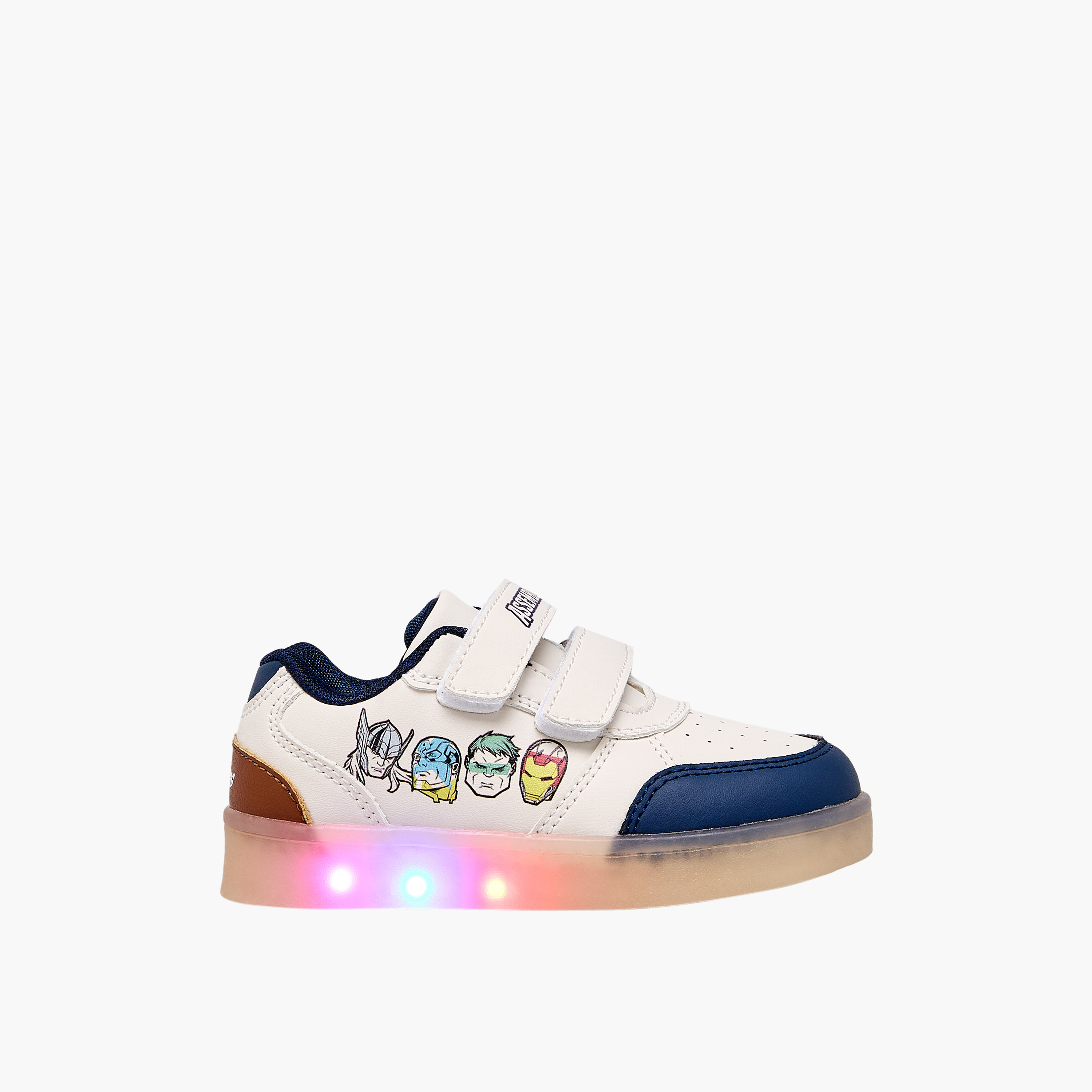 حذاء سنيكرز بشريط إغلاق لاصق وطبعات للأولاد من مارفل-boys-shoes-sneakers-image-9