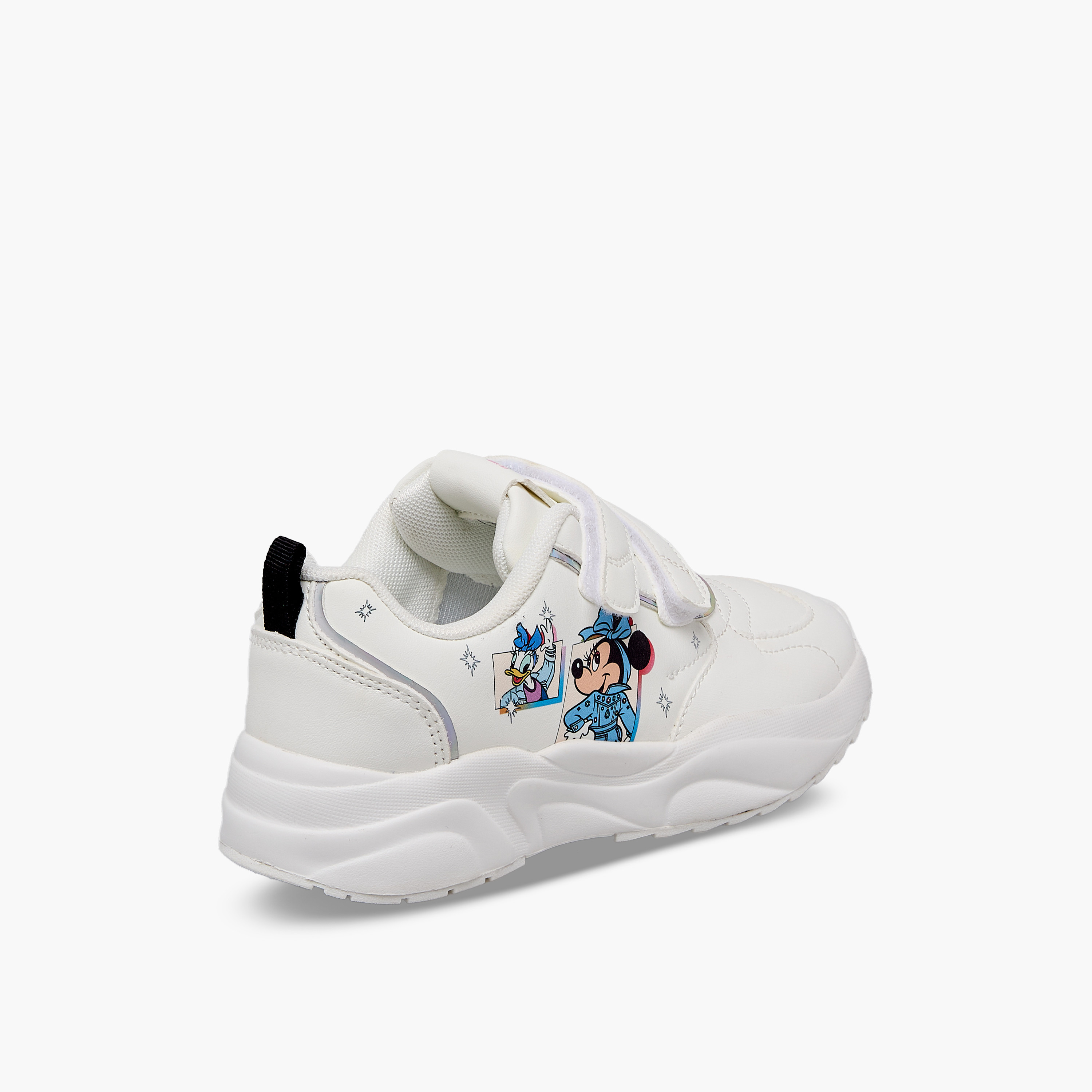 حذاء سنيكرز بشريط إغلاق لاصق وطبعات للبنات من ديزني-girls-shoes-sneakers-image-6