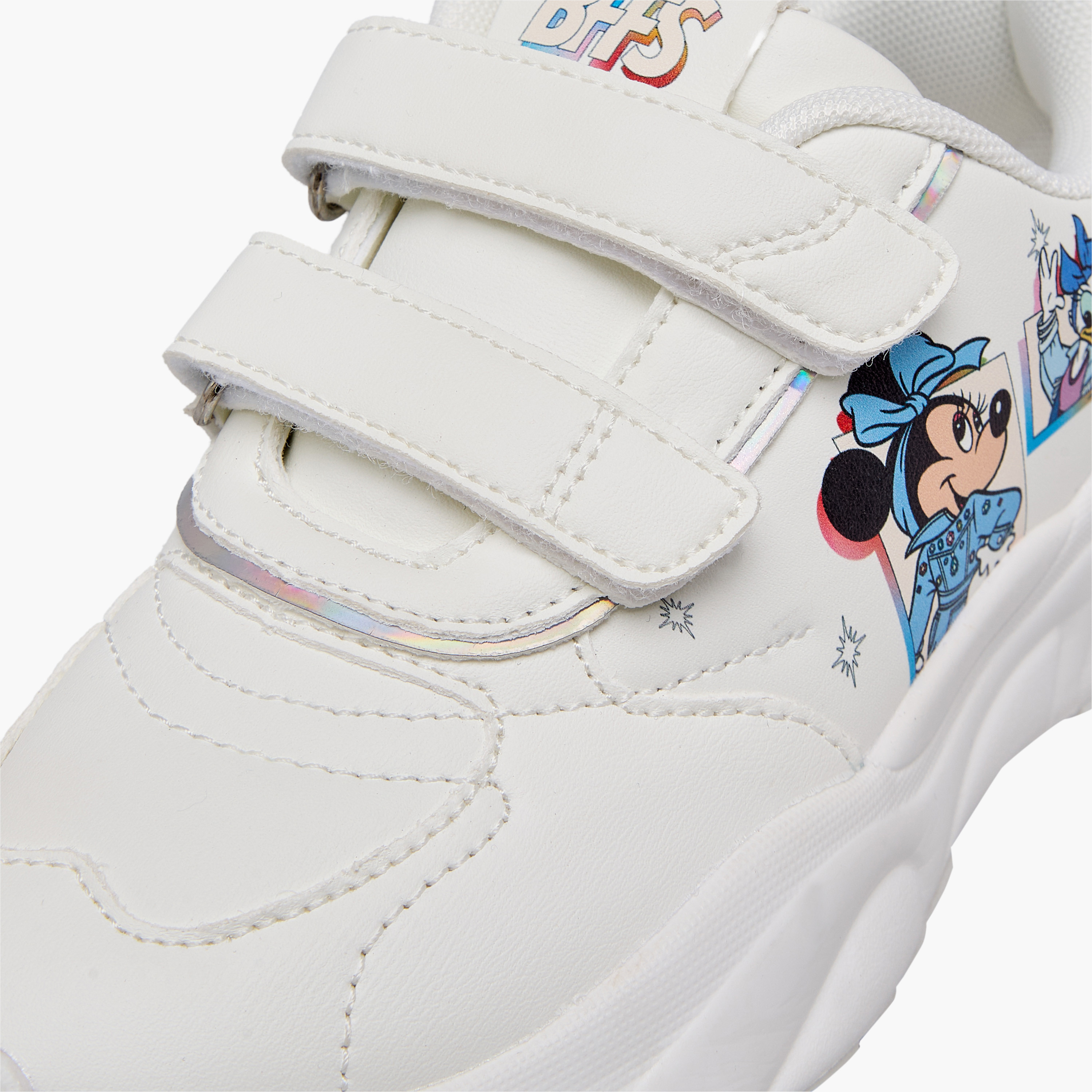 حذاء سنيكرز بشريط إغلاق لاصق وطبعات للبنات من ديزني-girls-shoes-sneakers-image-7
