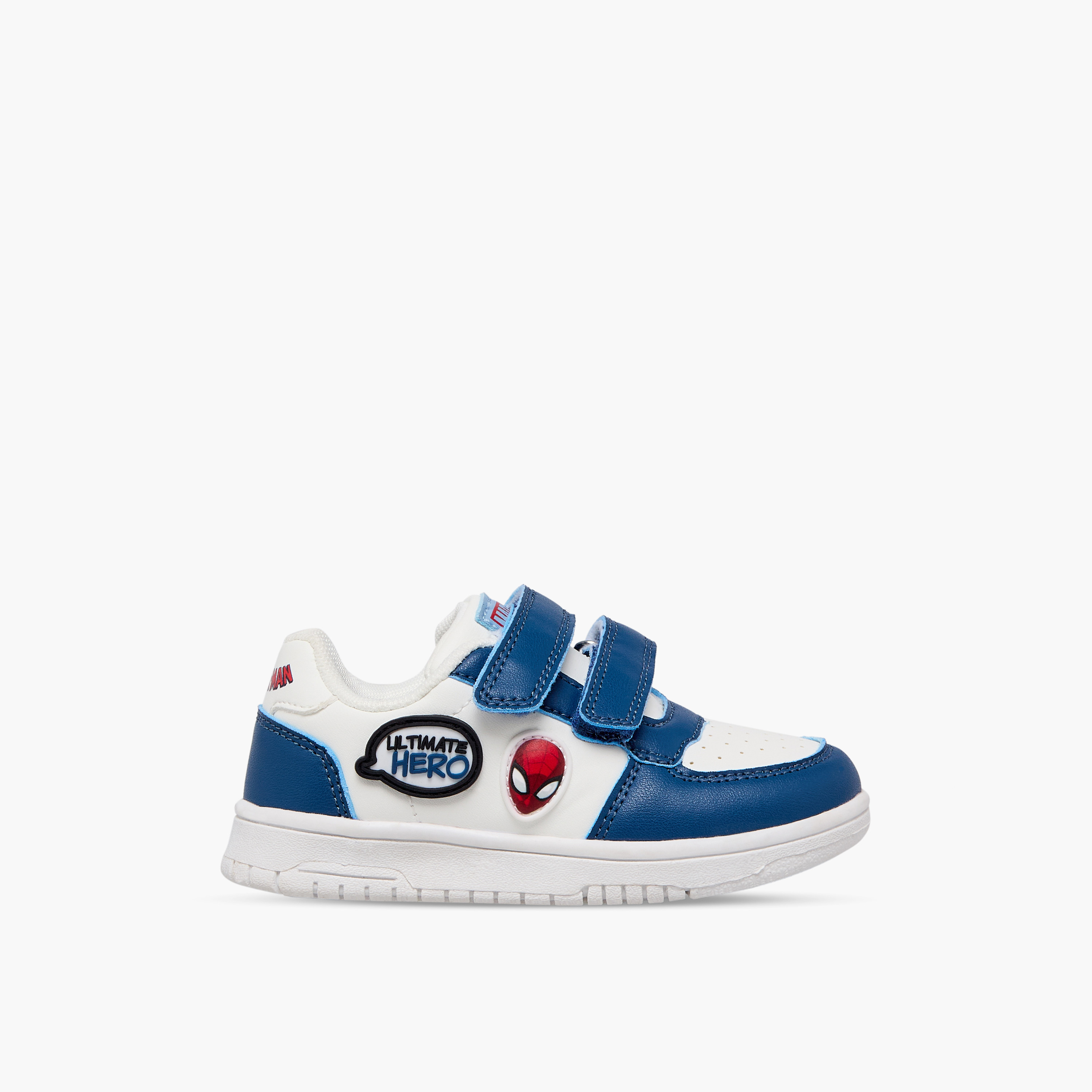 Marvel Boys Spider-Man Applique Hook & Loop Ankle Sneakers-boys-shoes-sneakers-image-3