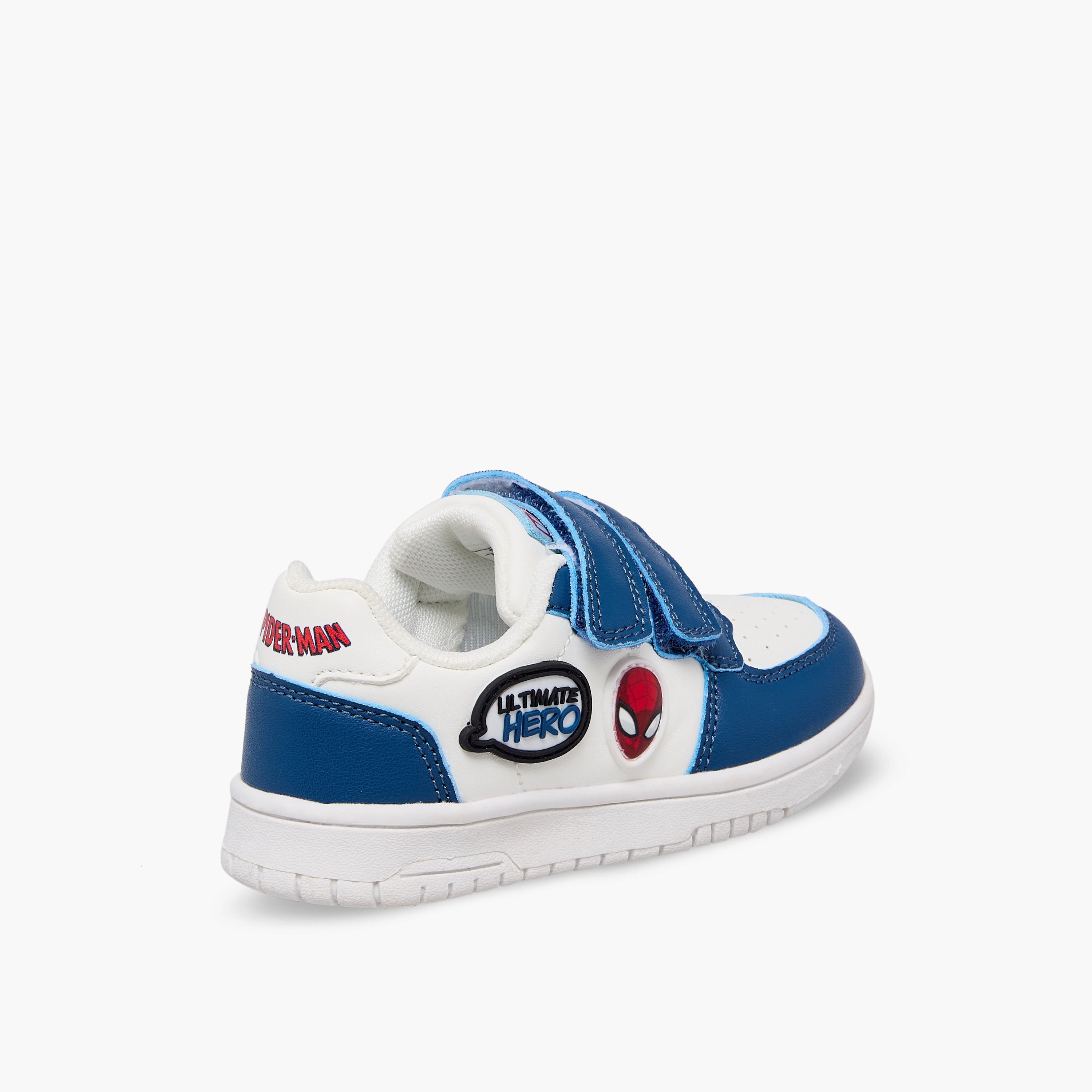Marvel Boys Spider-Man Applique Hook & Loop Ankle Sneakers-boys-shoes-sneakers-image-6