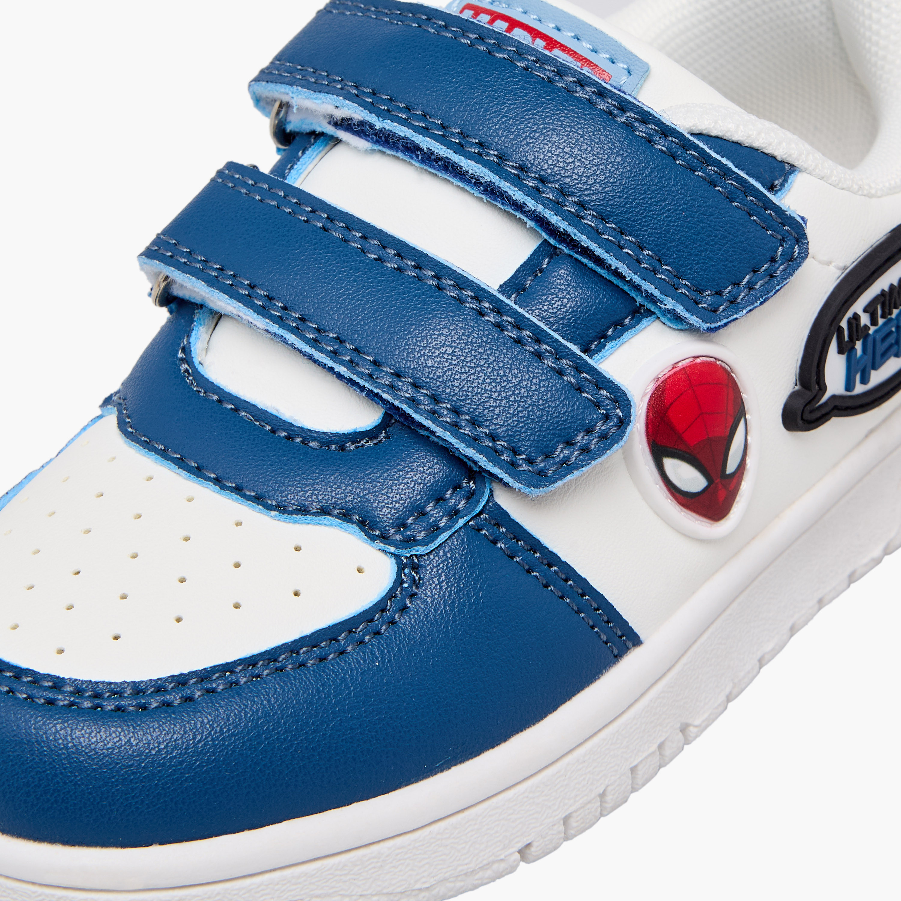 Marvel Boys Spider-Man Applique Hook & Loop Ankle Sneakers-boys-shoes-sneakers-image-7