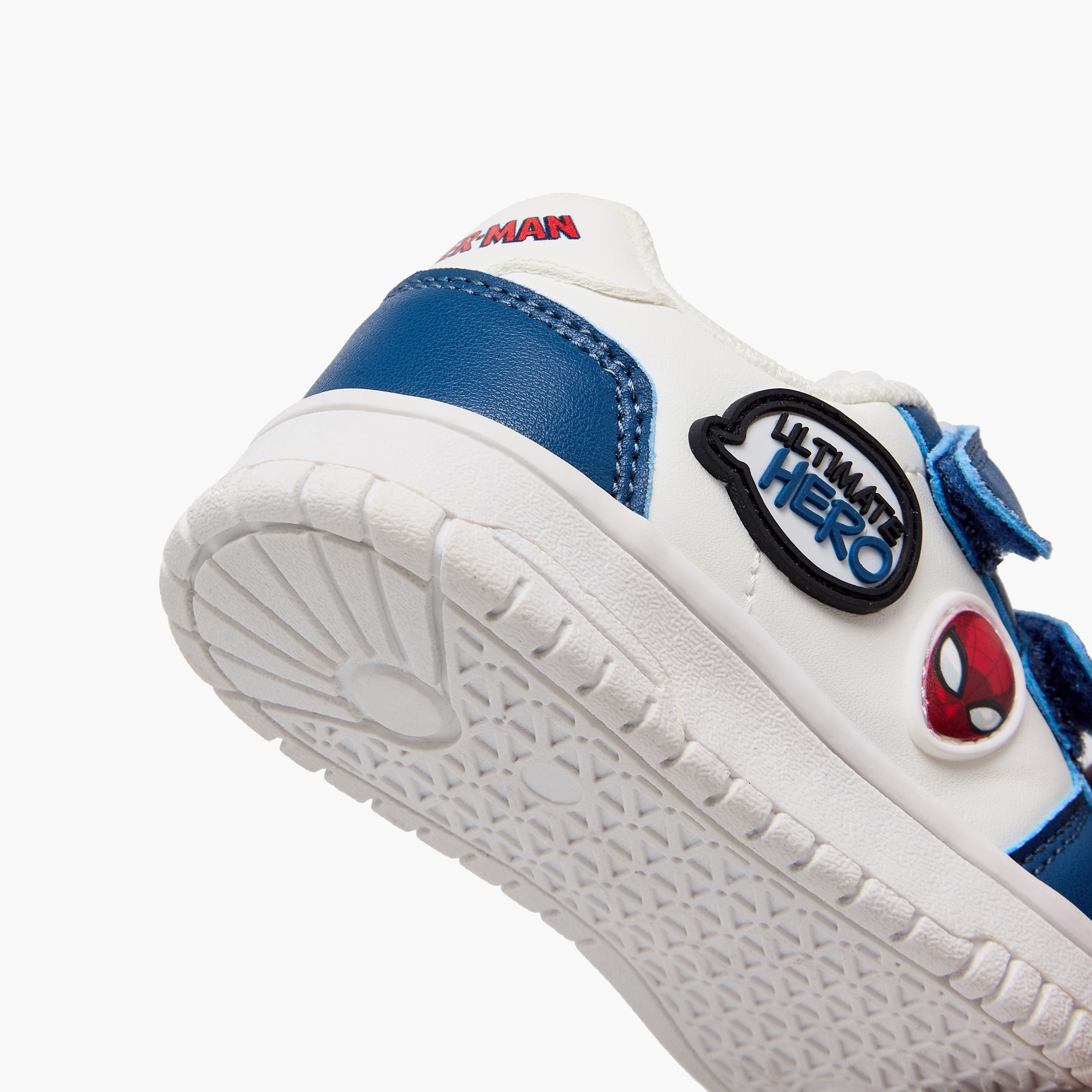 Marvel Boys Spider-Man Applique Hook & Loop Ankle Sneakers-boys-shoes-sneakers-image-8