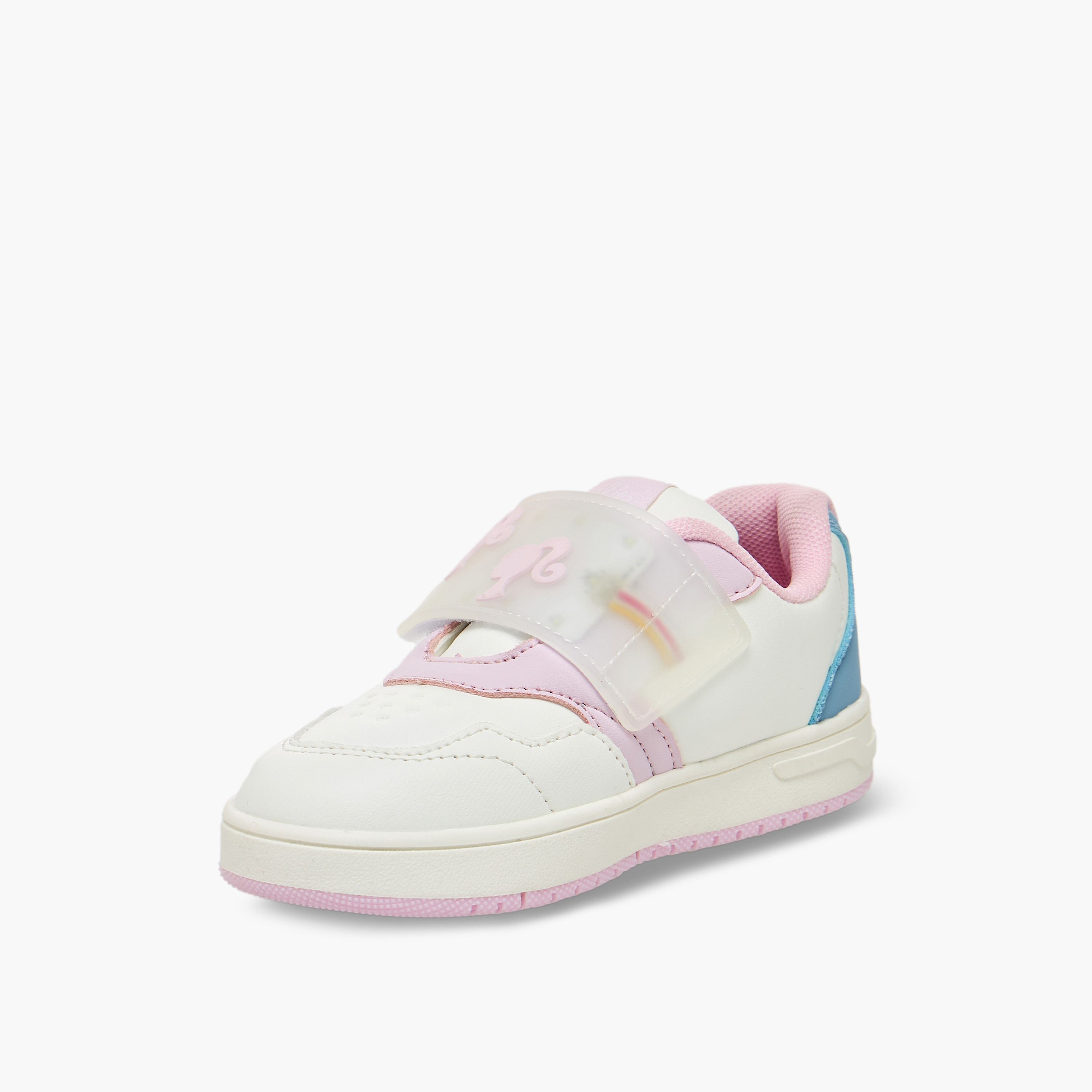 حذاء سنيكرز بشريط إغلاق لاصق وطبعات للبنات من باربي-girls-shoes-sneakers-image-3