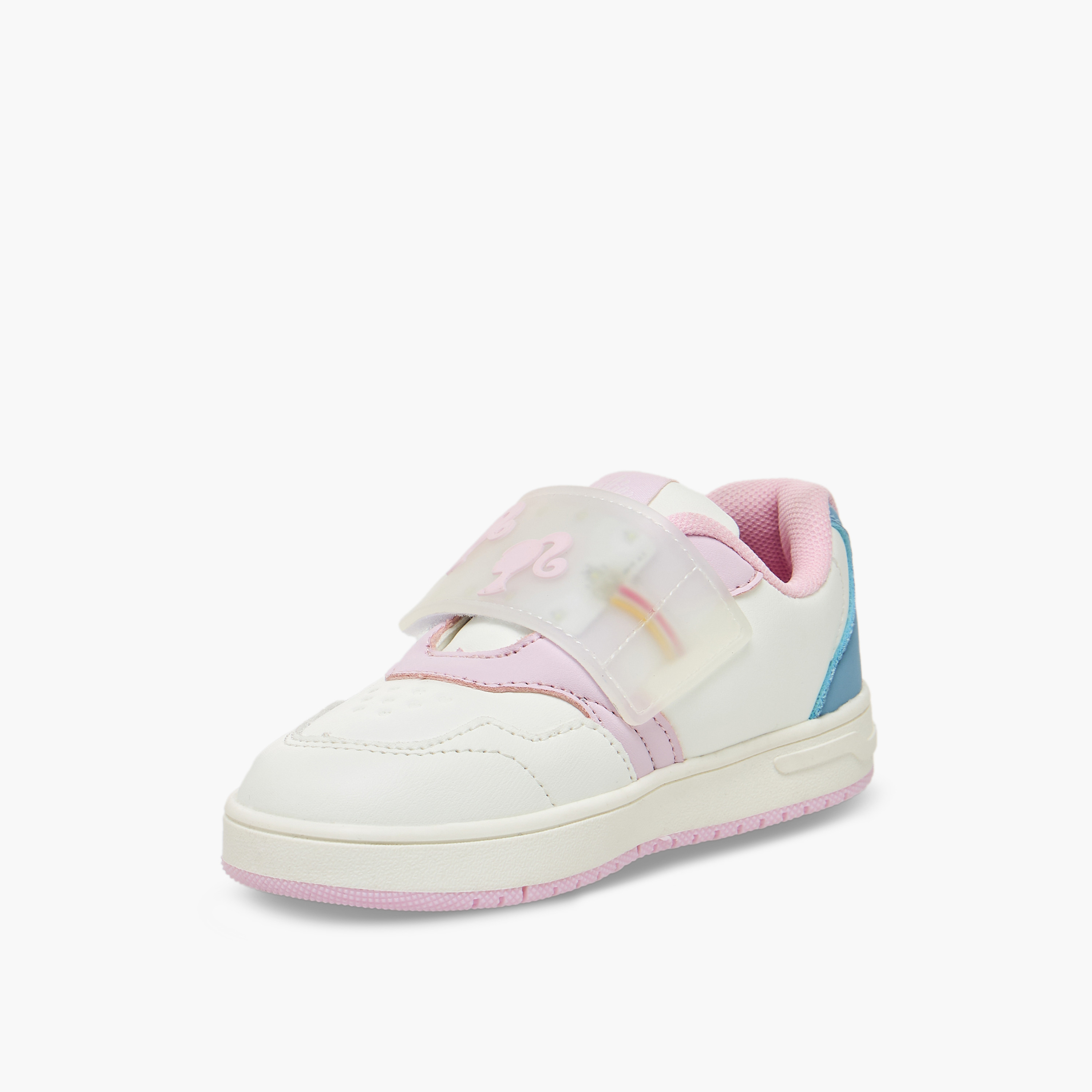 حذاء سنيكرز بشريط إغلاق لاصق وطبعات للبنات من باربي-girls-shoes-sneakers-image-5