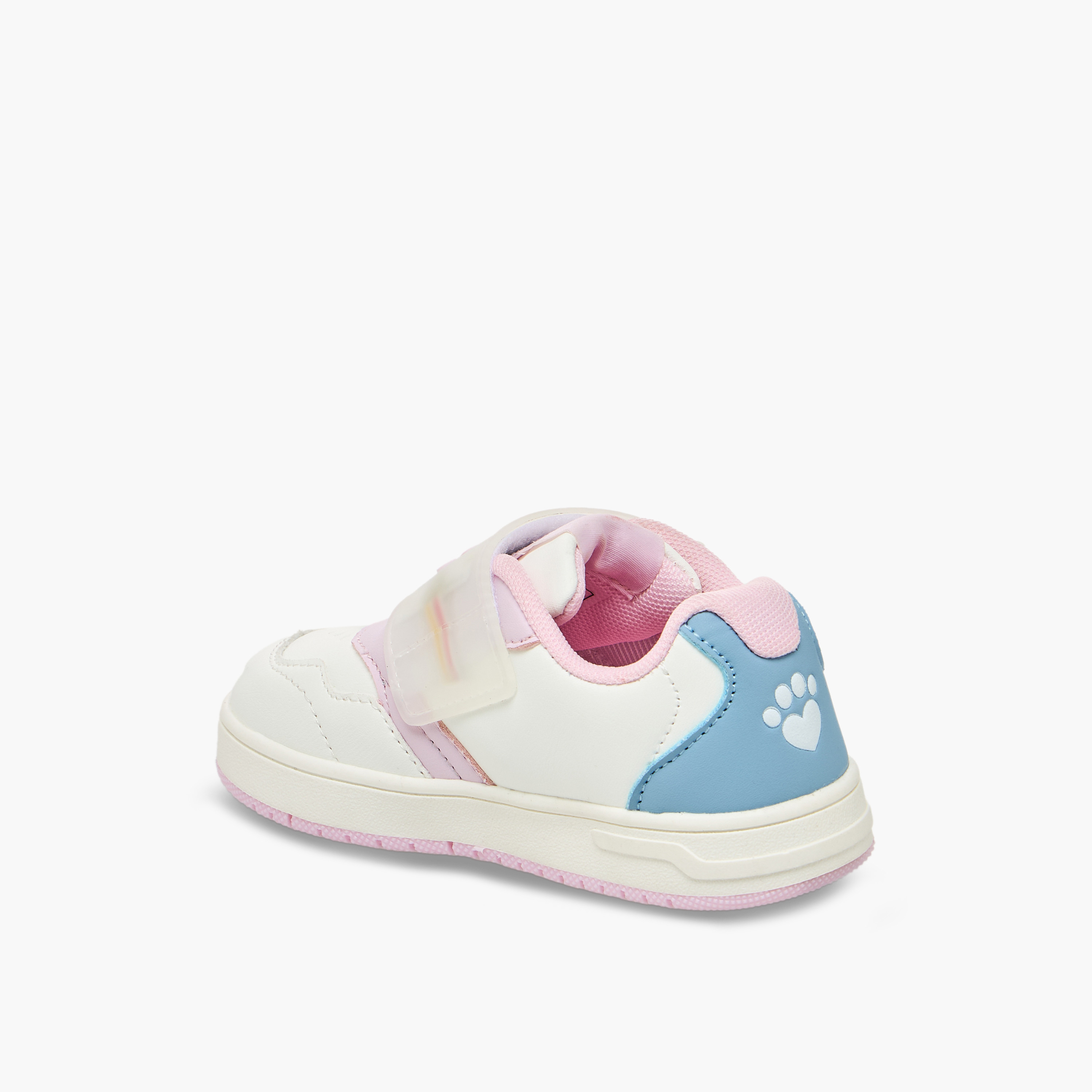 حذاء سنيكرز بشريط إغلاق لاصق وطبعات للبنات من باربي-girls-shoes-sneakers-image-6
