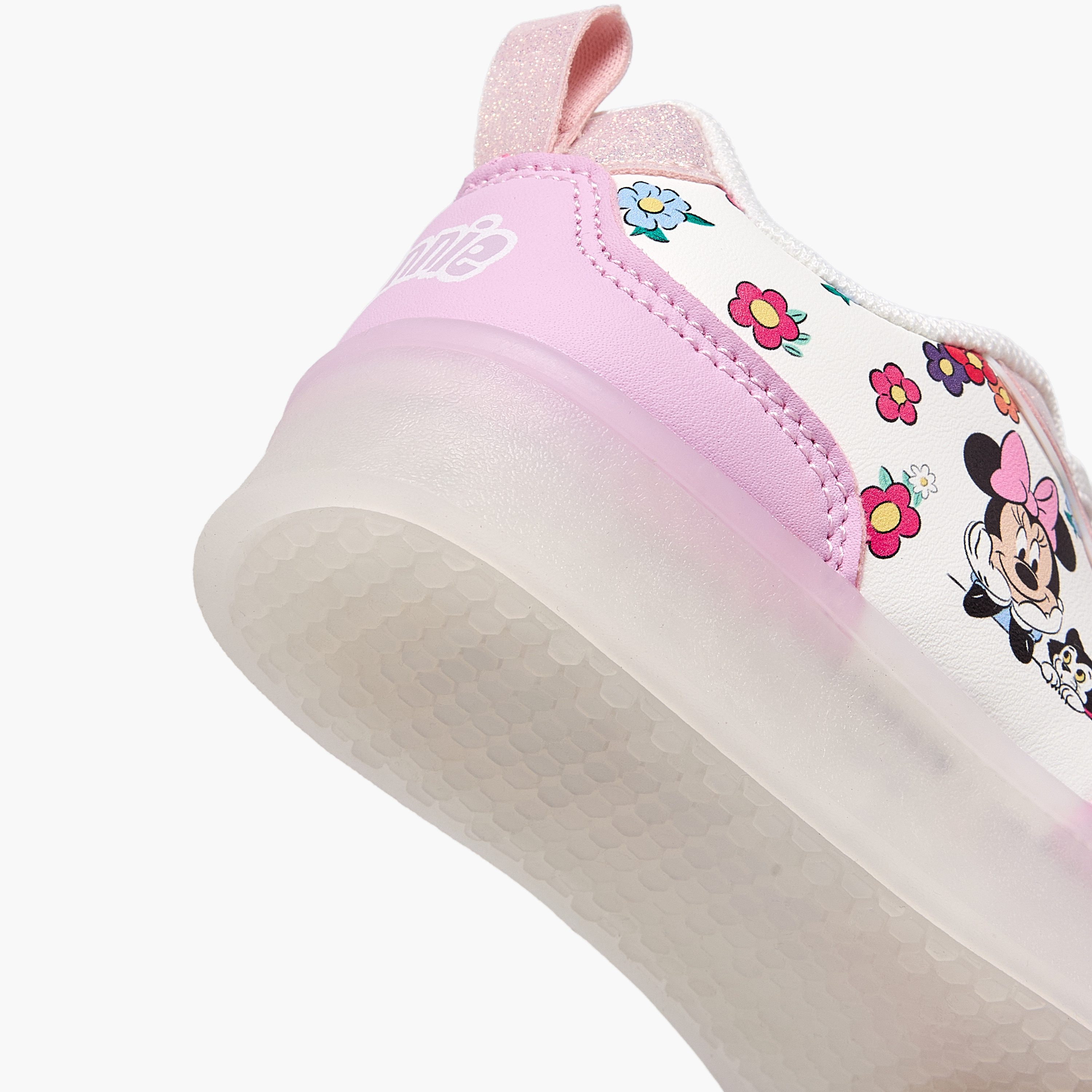 Disney Minnie Mouse Print Light-Up Ankle Sneakers-girls-shoes-sneakers-image-8