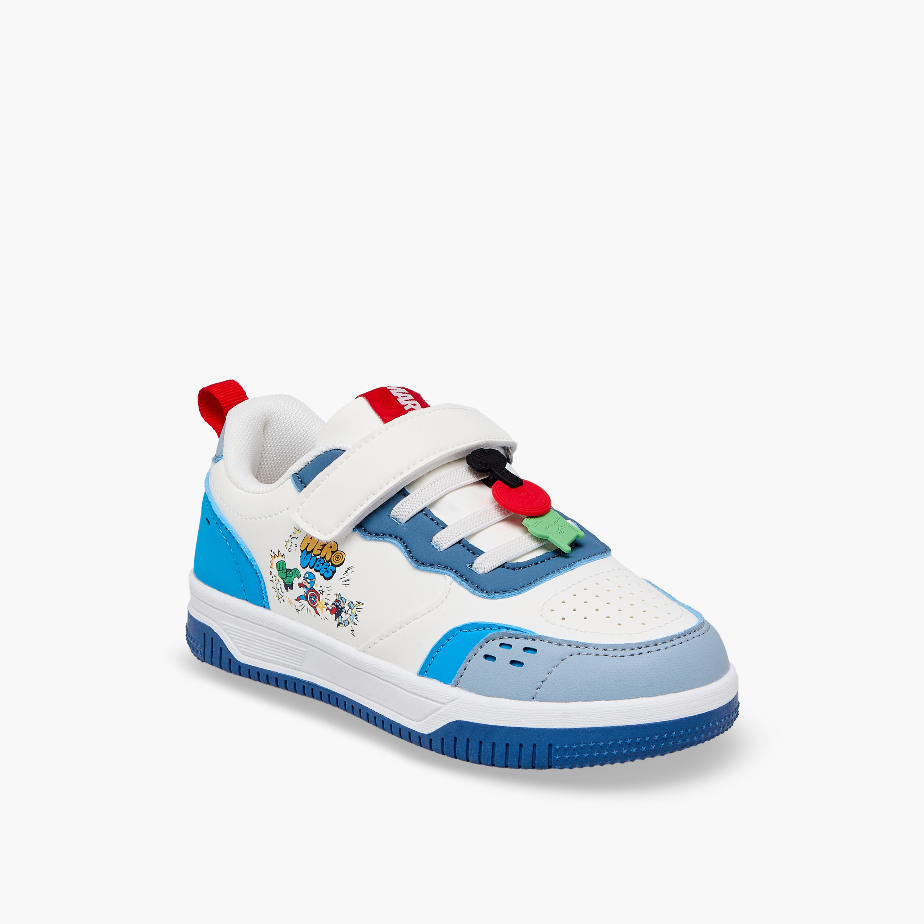 حذاء سنيكرز بشريط إغلاق لاصق وطبعات للأولاد من مارفل-boys-shoes-sneakers-image-2