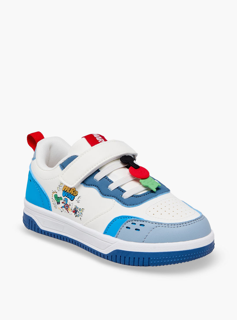حذاء سنيكرز بشريط إغلاق لاصق وطبعات للأولاد من مارفل-boys-shoes-sneakers-image-2