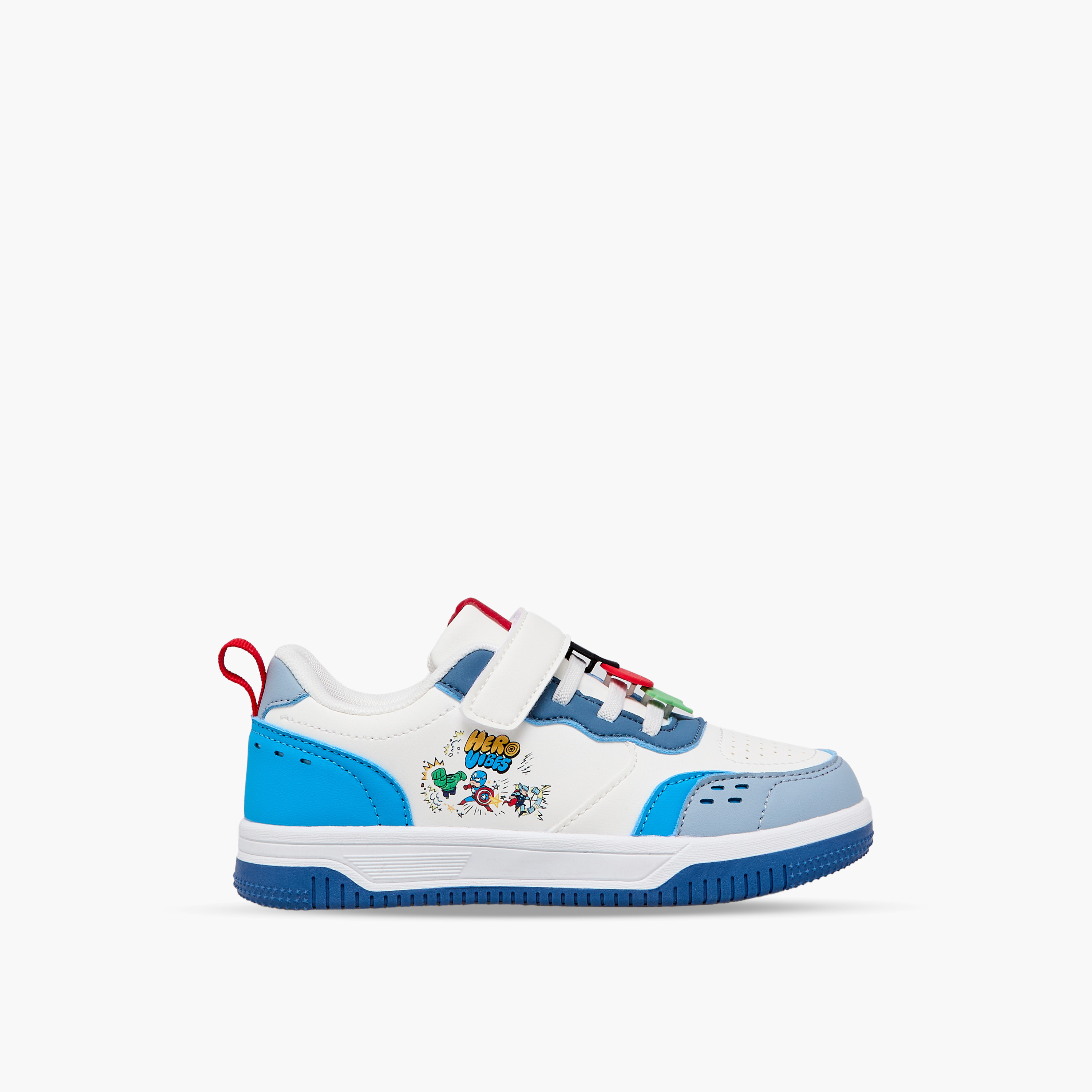 حذاء سنيكرز بشريط إغلاق لاصق وطبعات للأولاد من مارفل-boys-shoes-sneakers-image-3