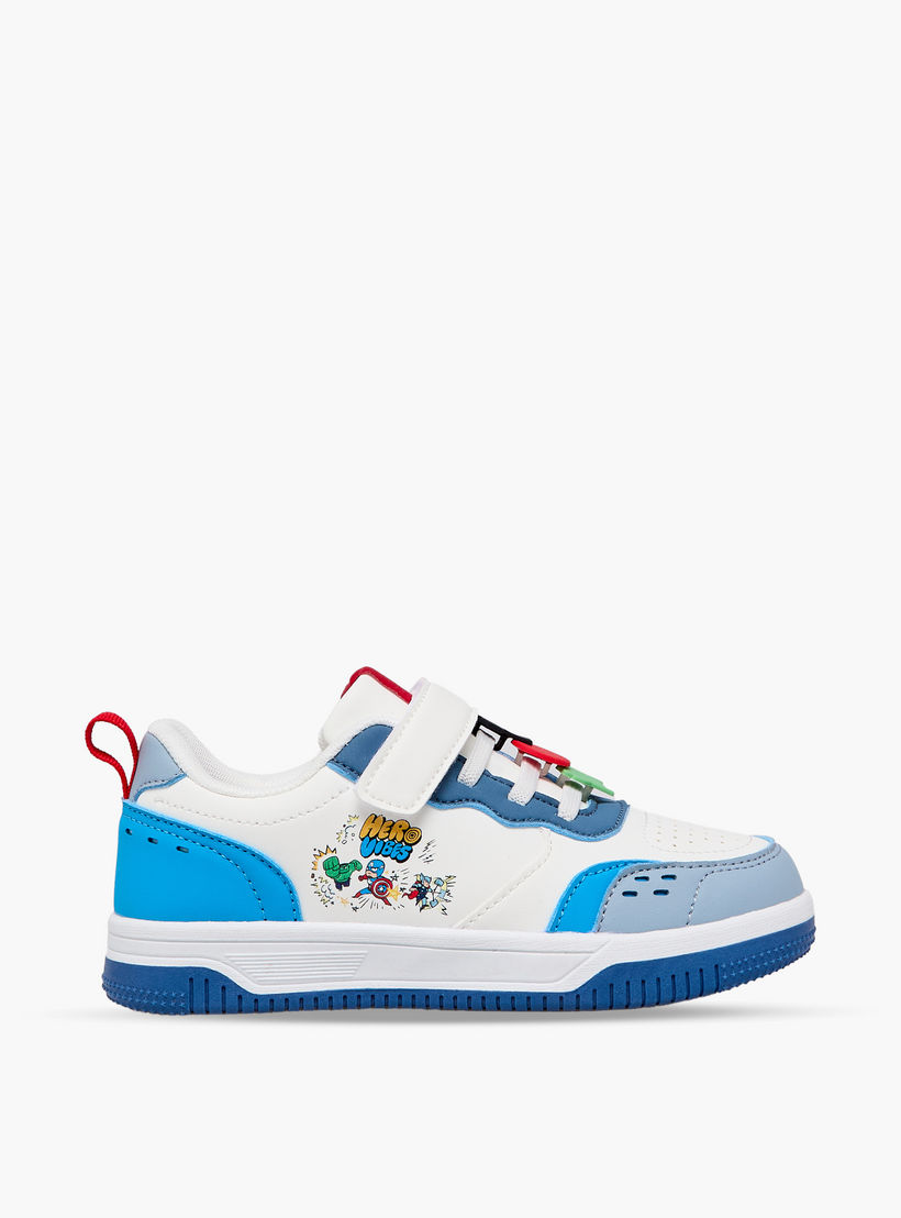 حذاء سنيكرز بشريط إغلاق لاصق وطبعات للأولاد من مارفل-boys-shoes-sneakers-image-3